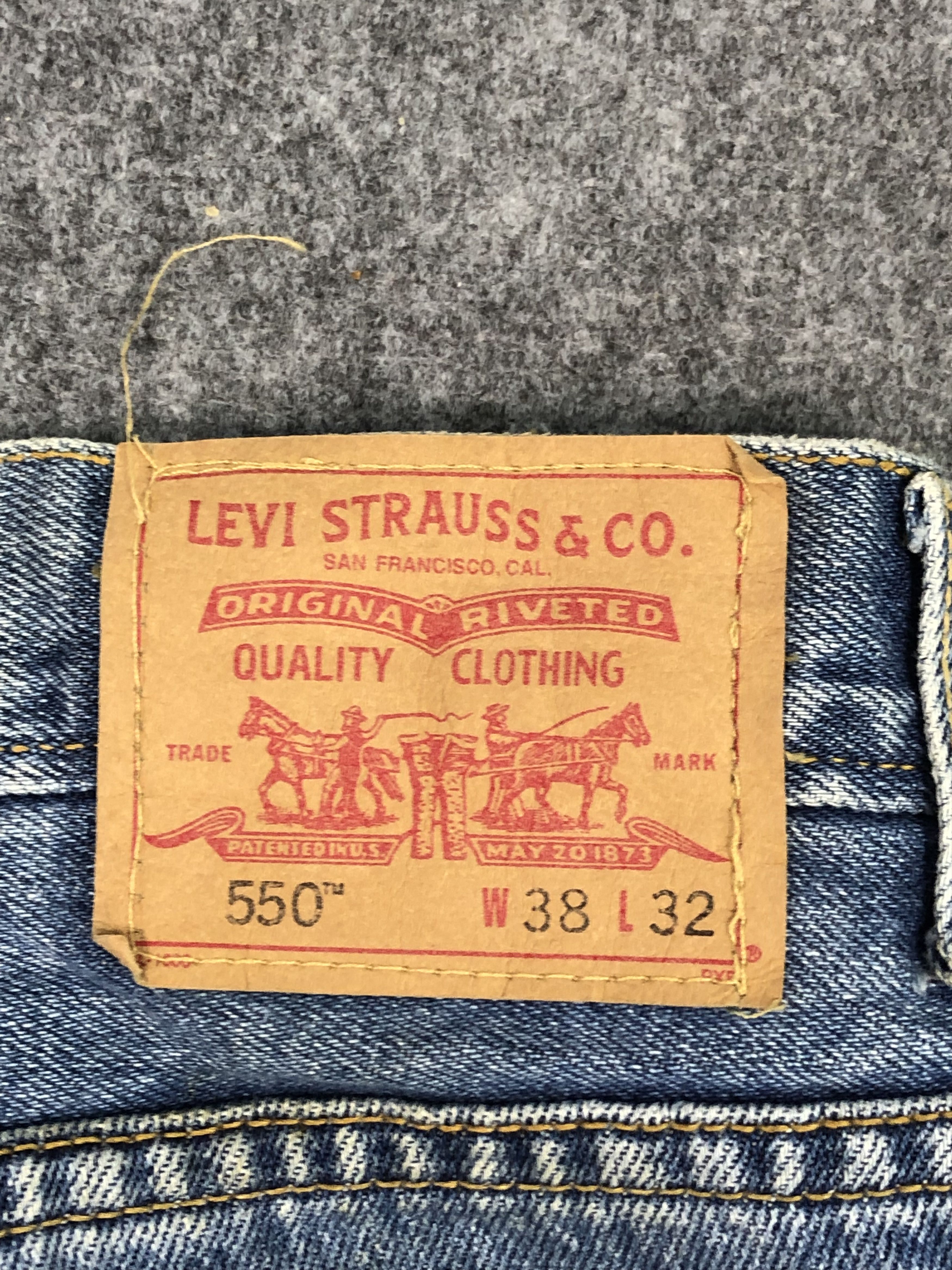 Levi's Vintage Levis 550 Jeans DP0396 Size US 34 / EU 50 - 5 Thumbnail