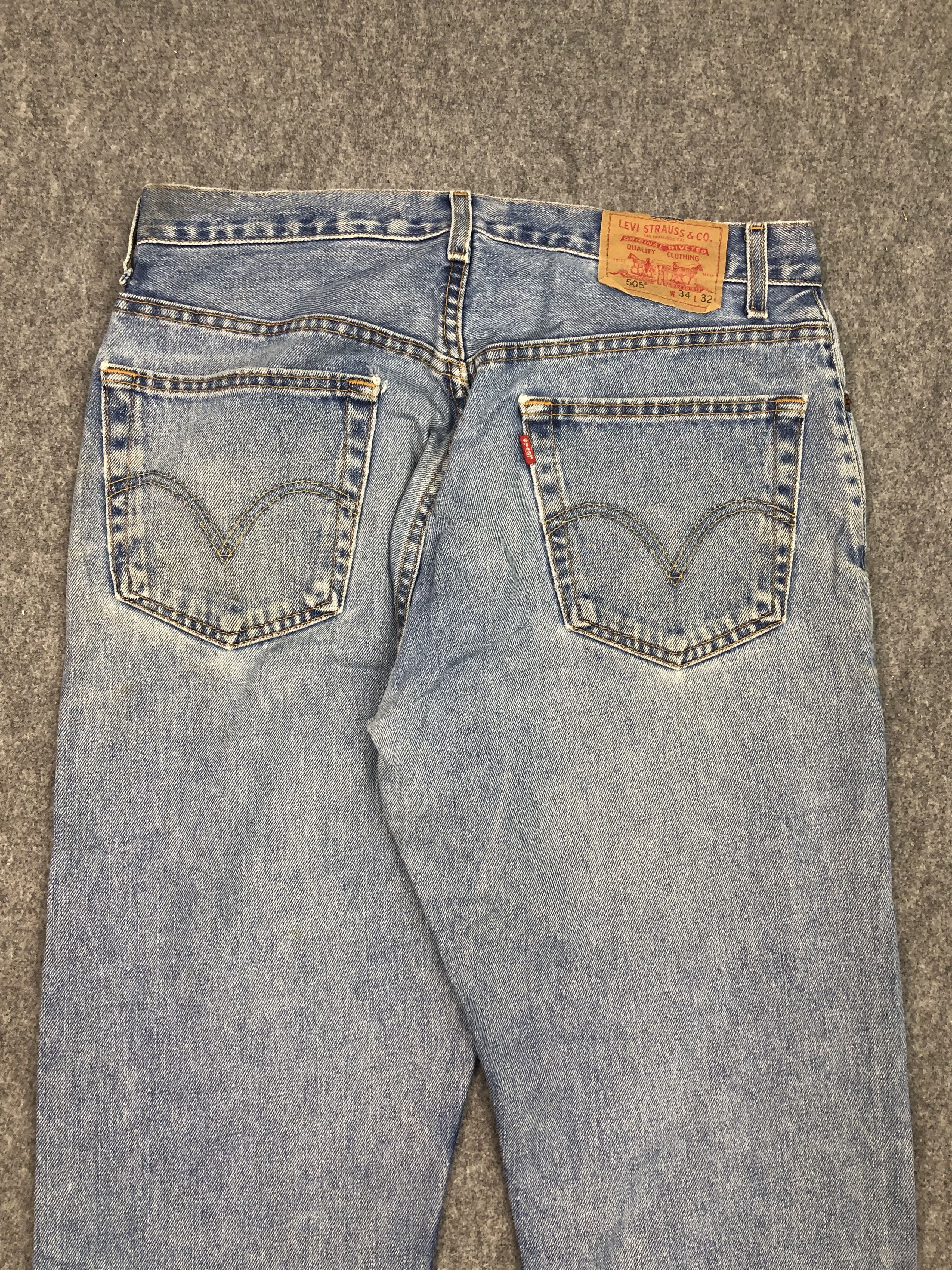 Levi's Vintage Levis 505 Jeans DP0401 Size US 34 / EU 50 - 4 Thumbnail