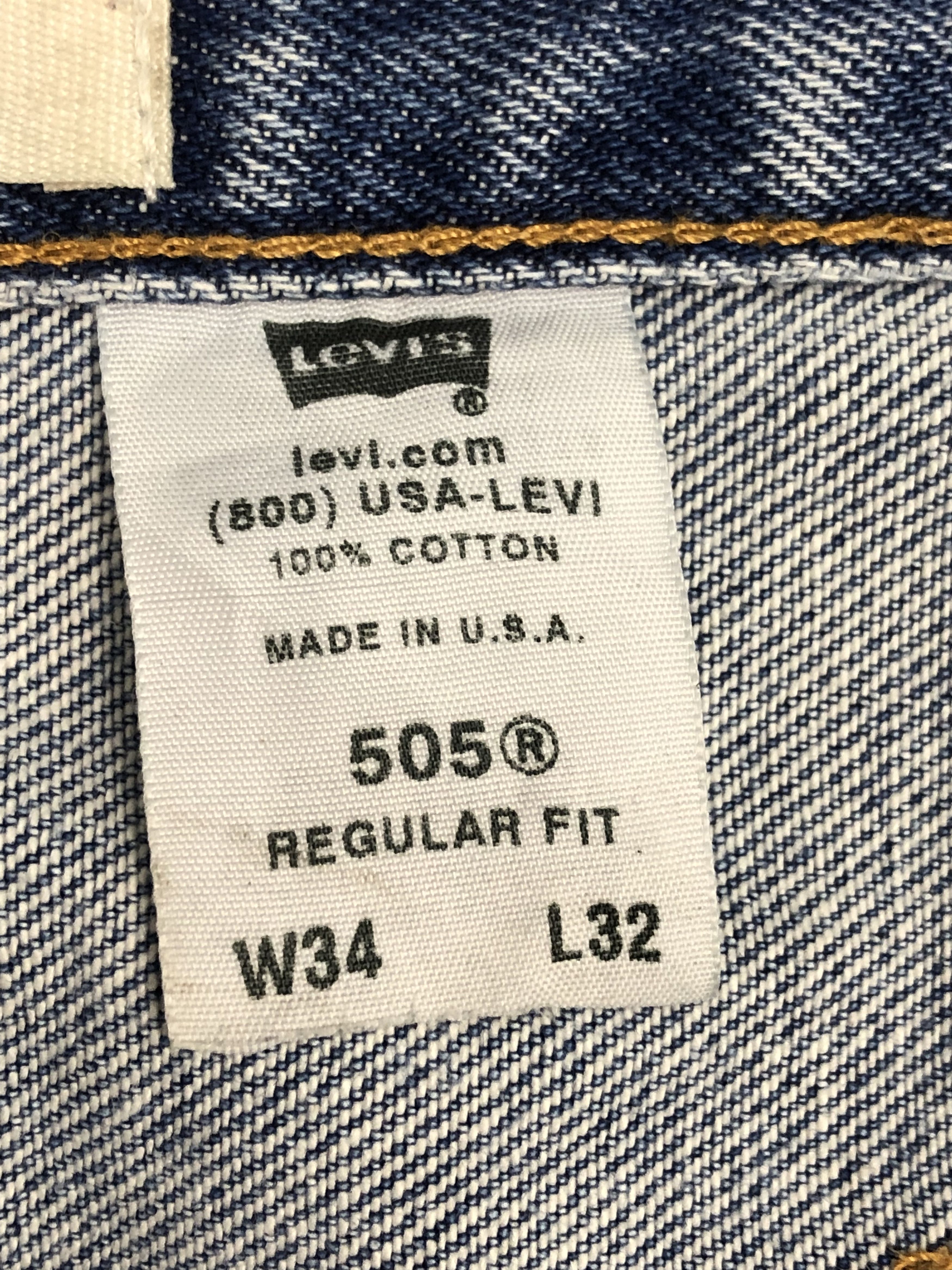 Levi's Vintage Levis 505 Jeans DP0401 Size US 34 / EU 50 - 6 Thumbnail