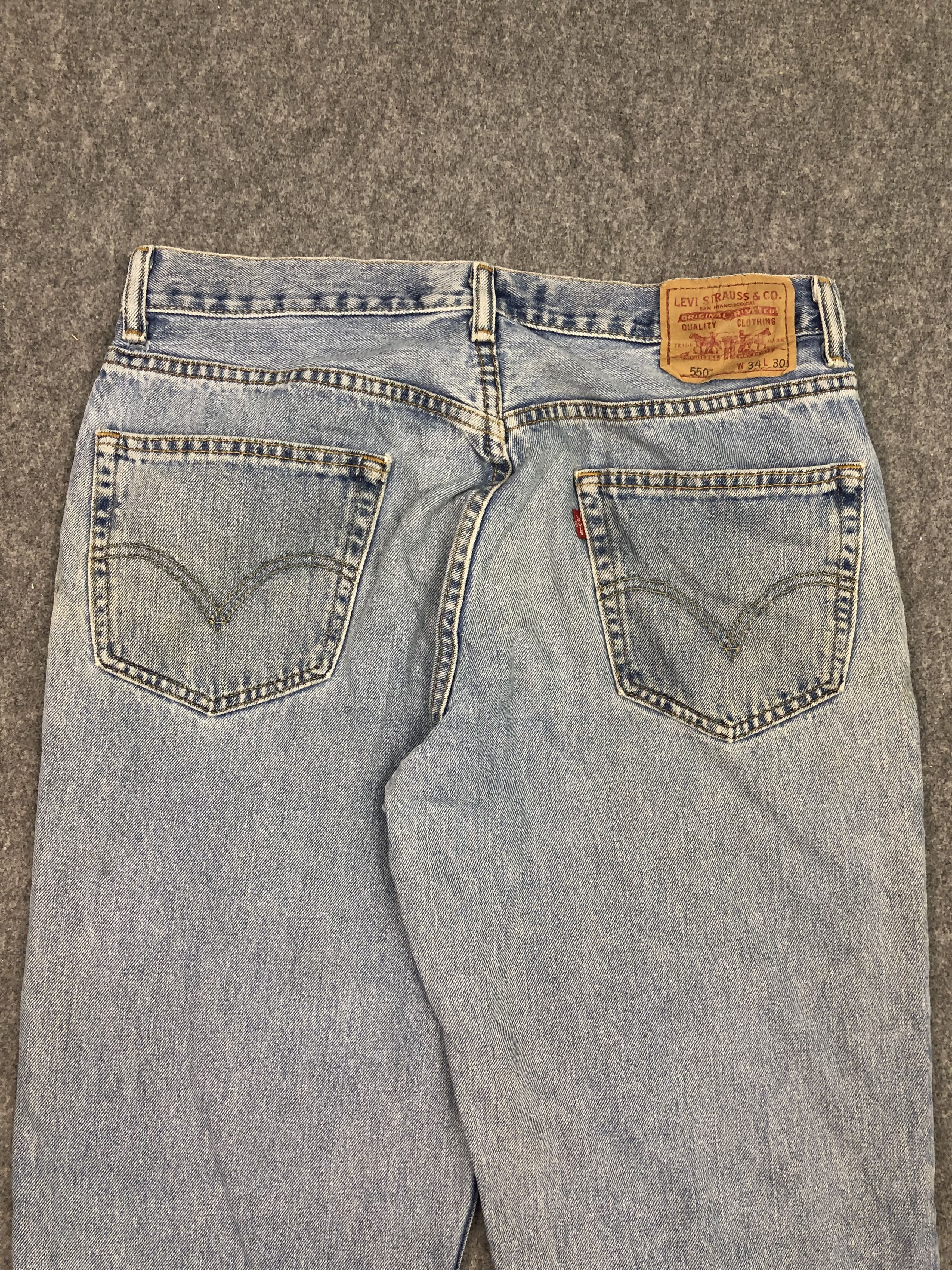 Levi's × Vintage Vintage Levis 550 Jeans DP0404 Size US 34 / EU 50 - 4 Thumbnail