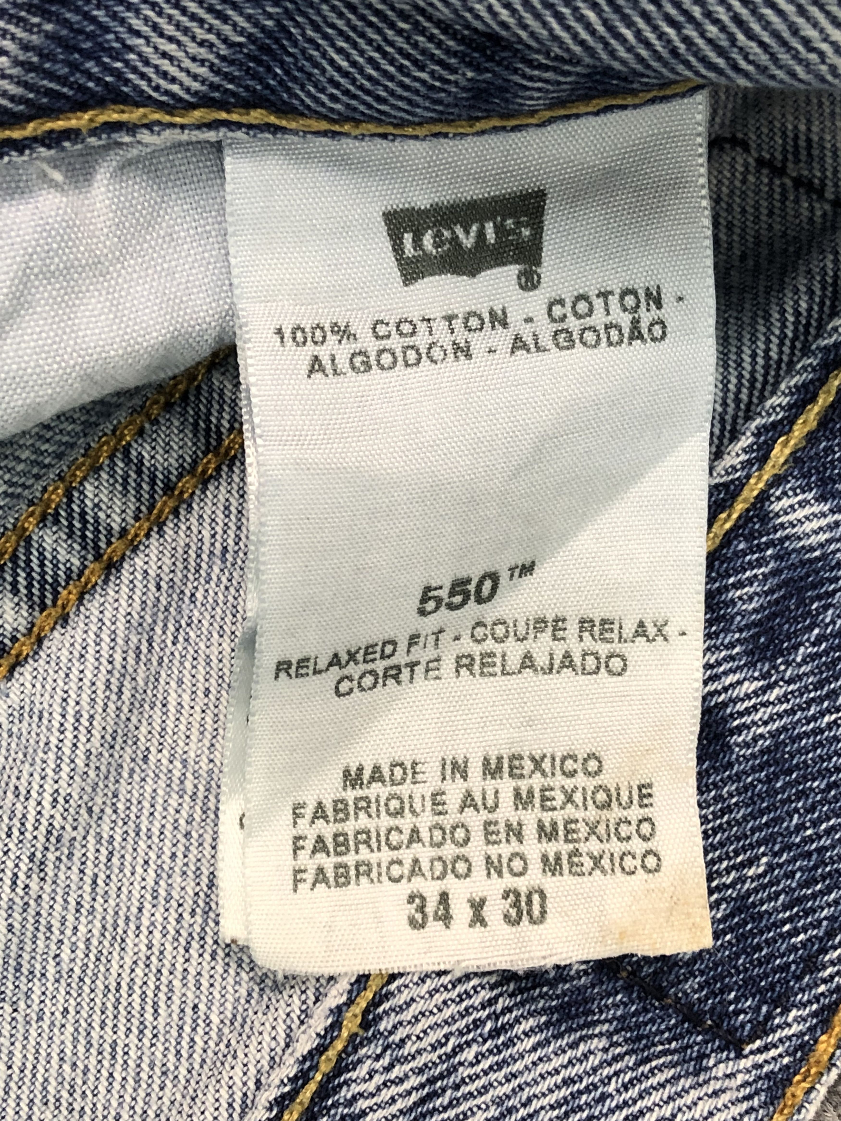 Levi's × Vintage Vintage Levis 550 Jeans DP0404 Size US 34 / EU 50 - 8 Thumbnail
