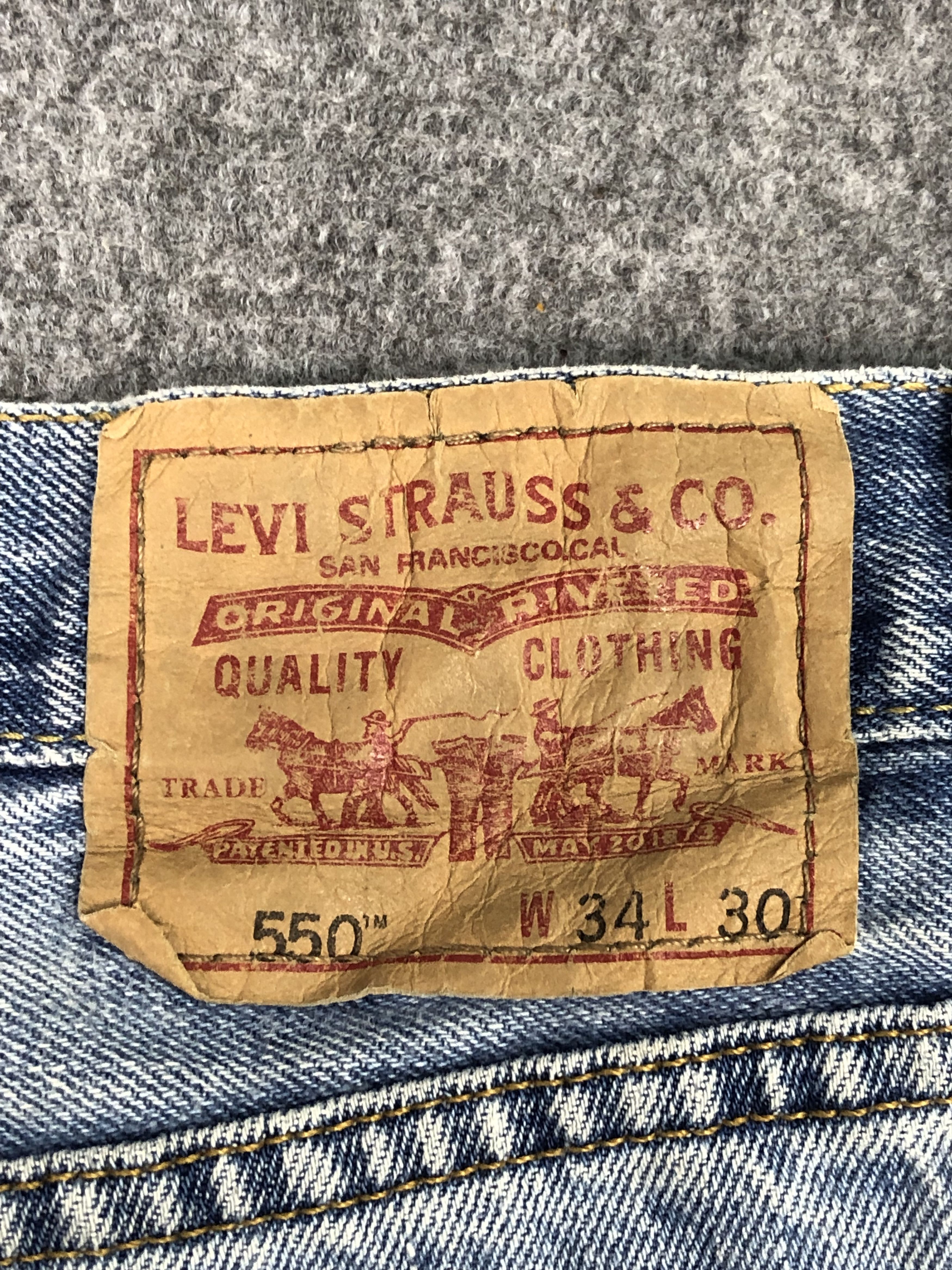 Levi's × Vintage Vintage Levis 550 Jeans DP0404 Size US 34 / EU 50 - 5 Thumbnail