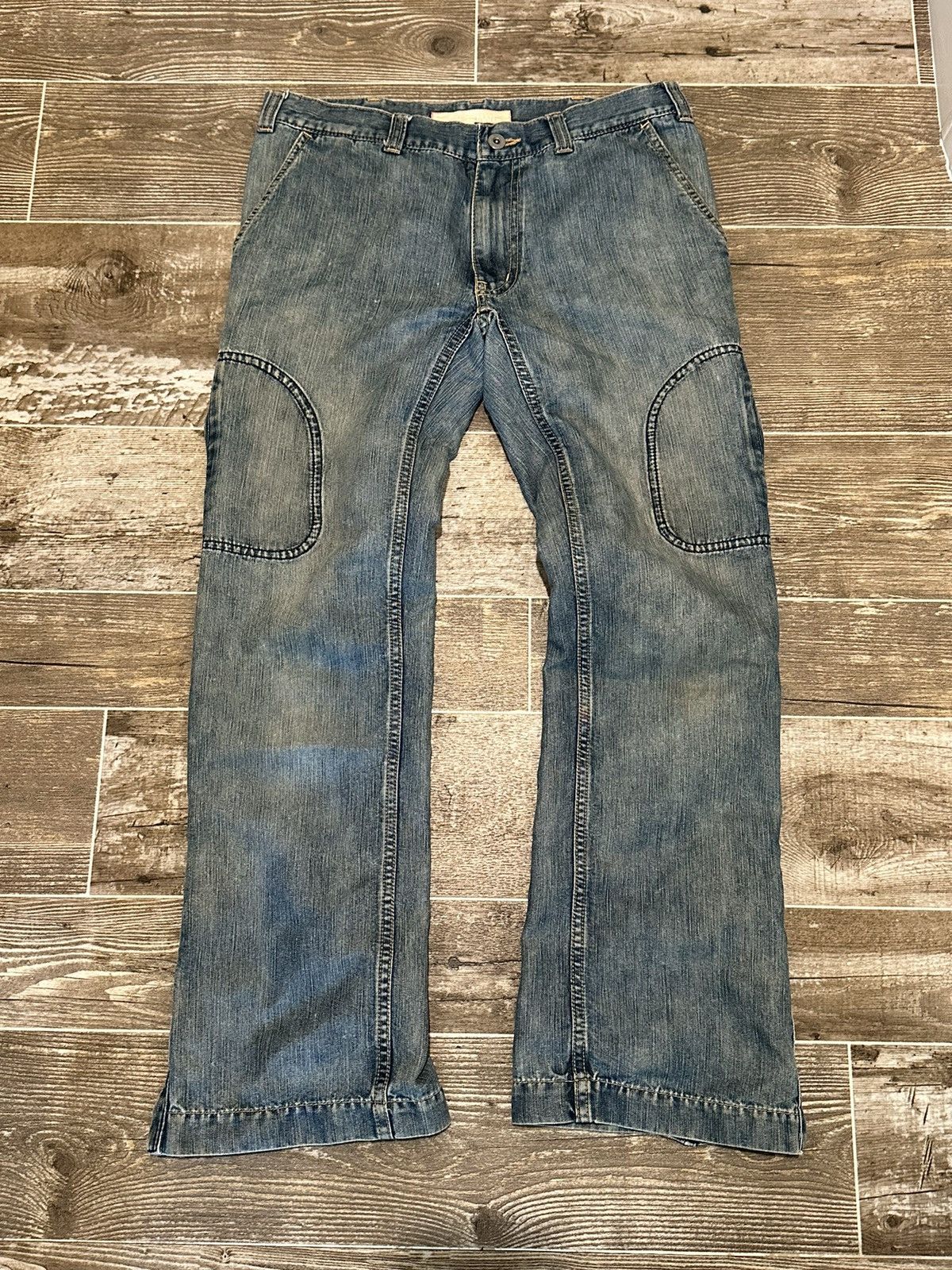 Junya Watanabe Junya Watanabe SS2005 Moto Flared zipper denim Size US 30 / EU 46 - 1 Thumbnail