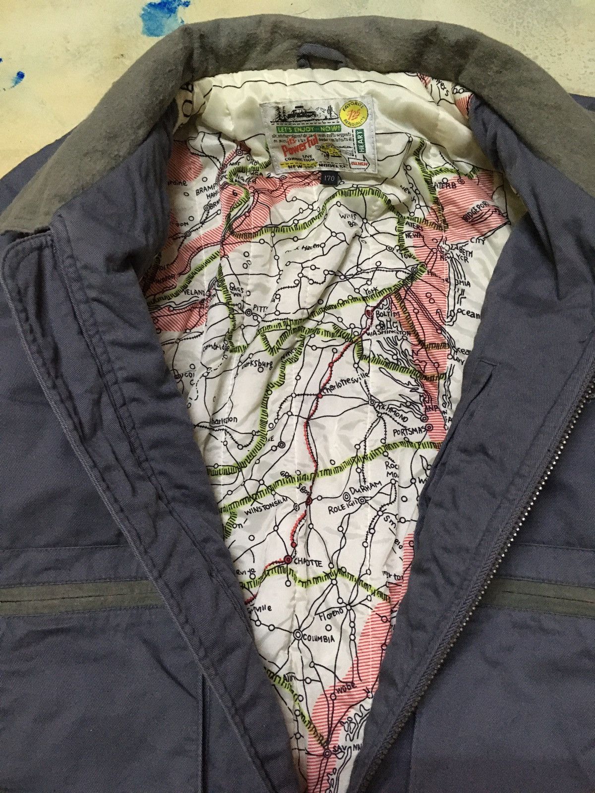 Japanese Brand Vintage Japanese Brand Bomber Style Jacket Size US M / EU 48-50 / 2 - 9 Thumbnail