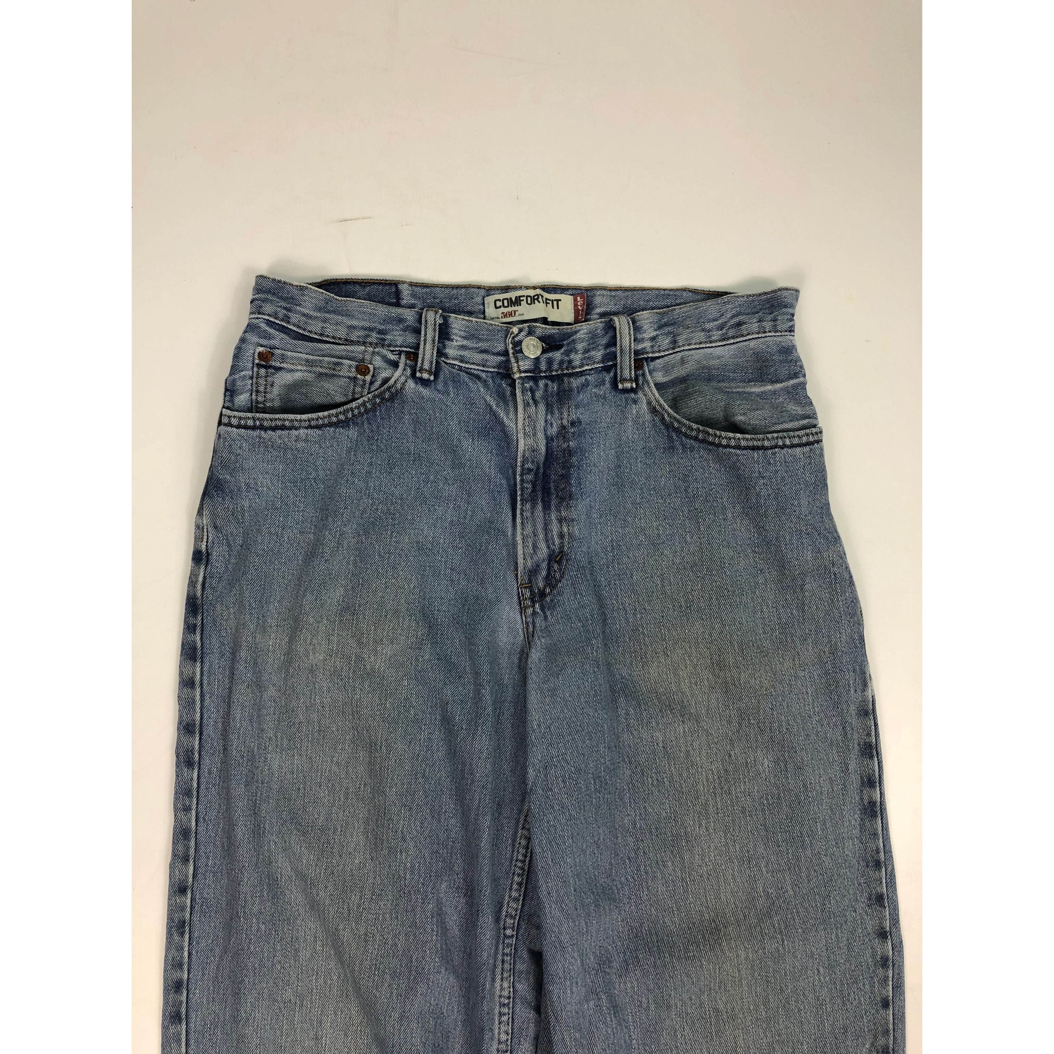 Levi's Vintage Levis 560 Comfort Fit Faded Denim DP0021 Size US 34 / EU 50 - 2 Thumbnail