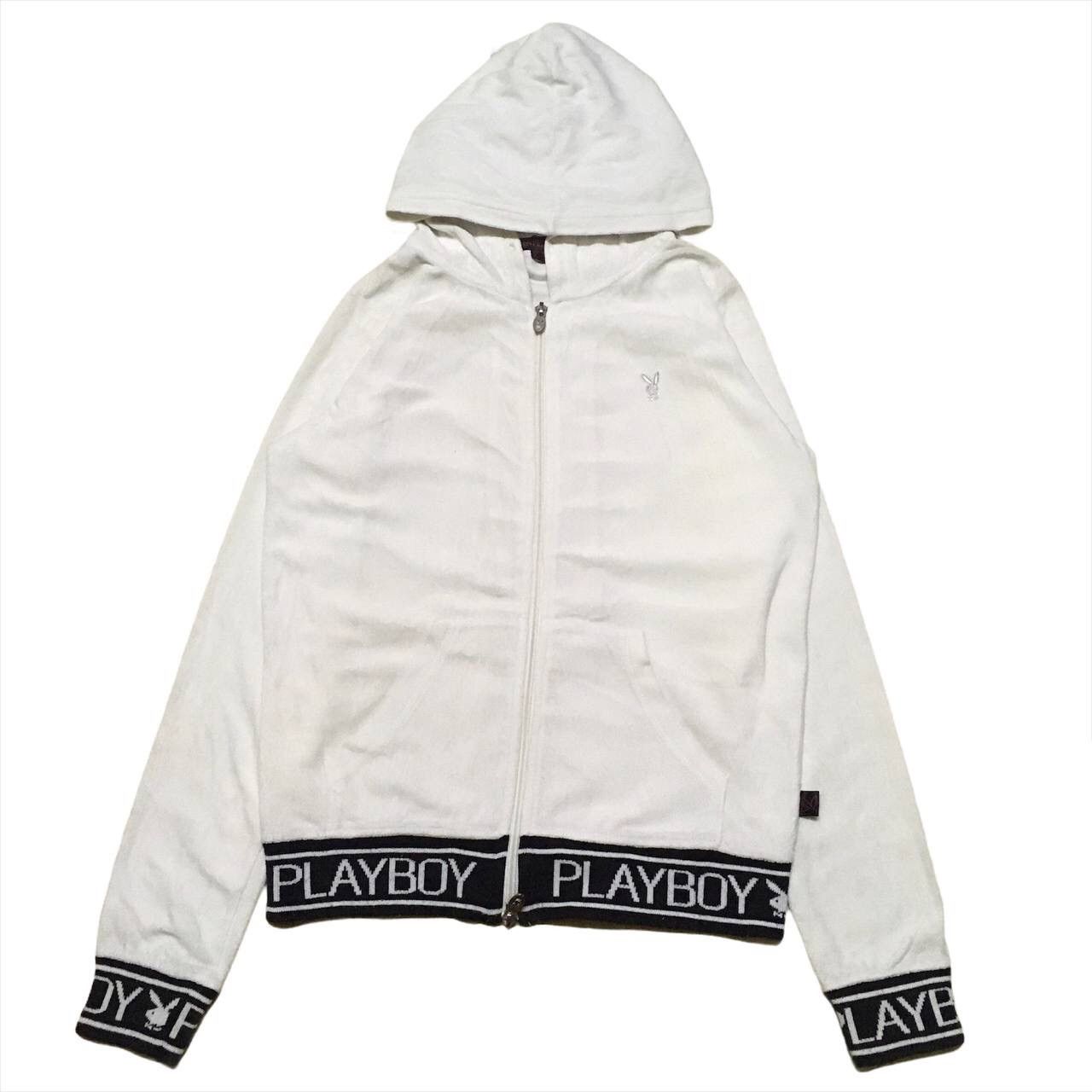 Playboy Playboy Hoodie Zipper Sweater Side Tape Logo Size US S / EU 44-46 / 1 - 1 Thumbnail