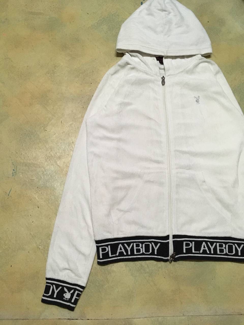 Playboy Playboy Hoodie Zipper Sweater Side Tape Logo Size US S / EU 44-46 / 1 - 2 Thumbnail