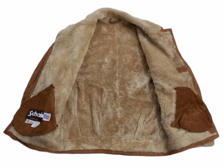 Schott Vintage 80's Schott Suede Leather Jacket Size US M / EU 48-50 / 2 - 8 Thumbnail