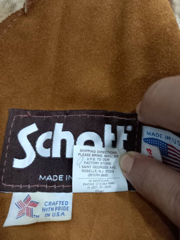 Schott Vintage 80's Schott Suede Leather Jacket Size US M / EU 48-50 / 2 - 11 Thumbnail