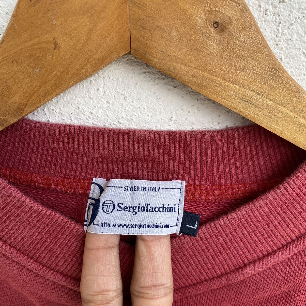 Sergio Tacchini × Vintage Sergio Tacchini Sweatshirt Sweater Spell Out Size US XL / EU 56 / 4 - 6 Thumbnail