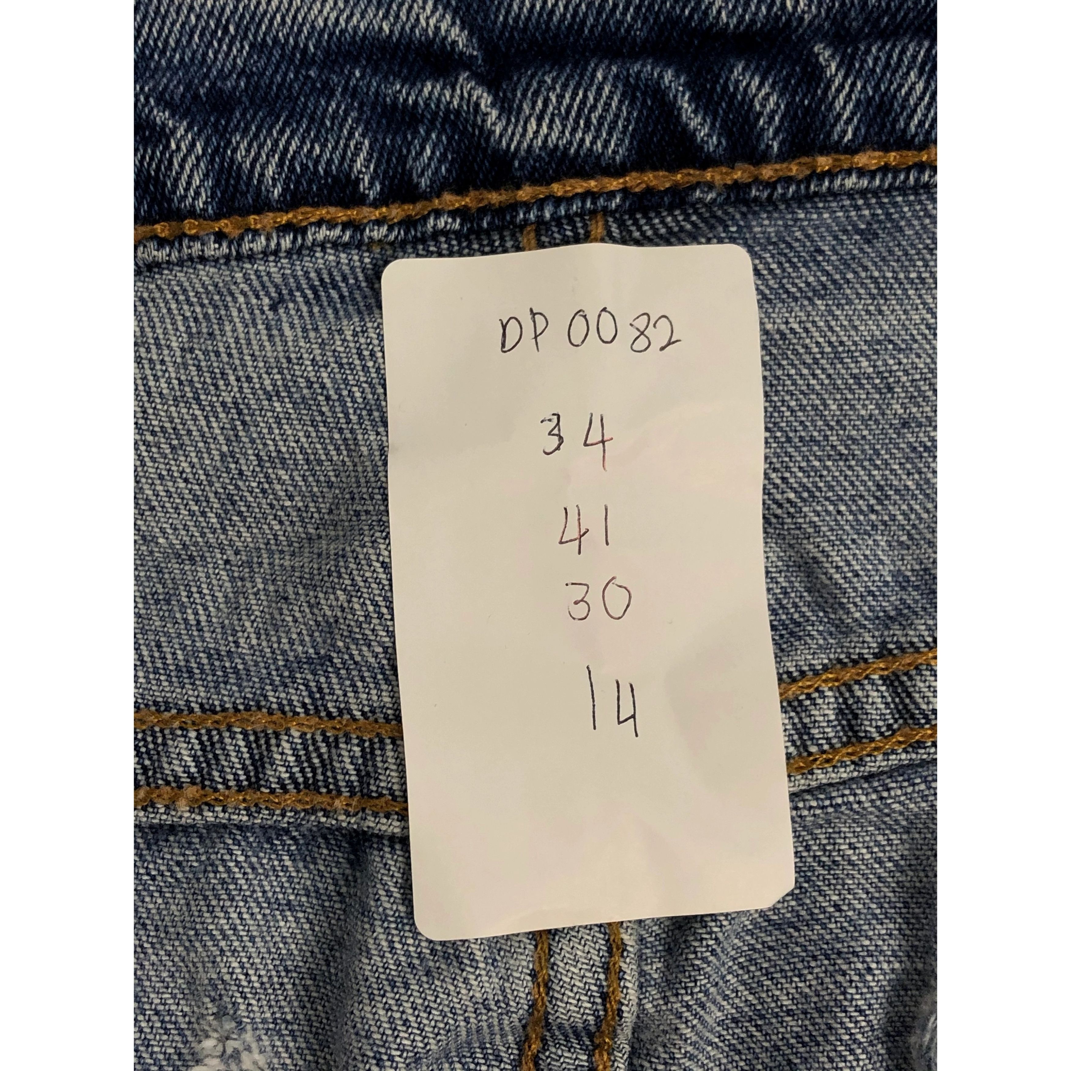 Levi's Vintage Levis 522 Distressed Denim Faded Blue DP0082 Size US 34 / EU 50 - 8 Thumbnail