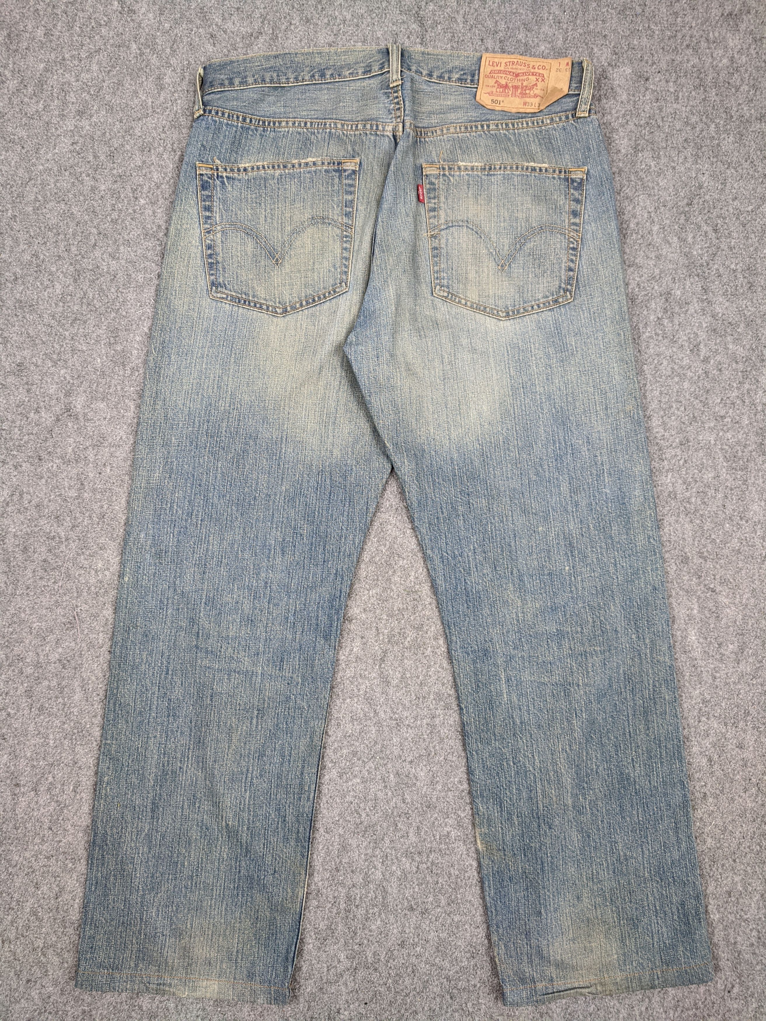 Levi's Vintage Levis 501 Jeans DP0584 Size US 34 / EU 50 - 3 Thumbnail
