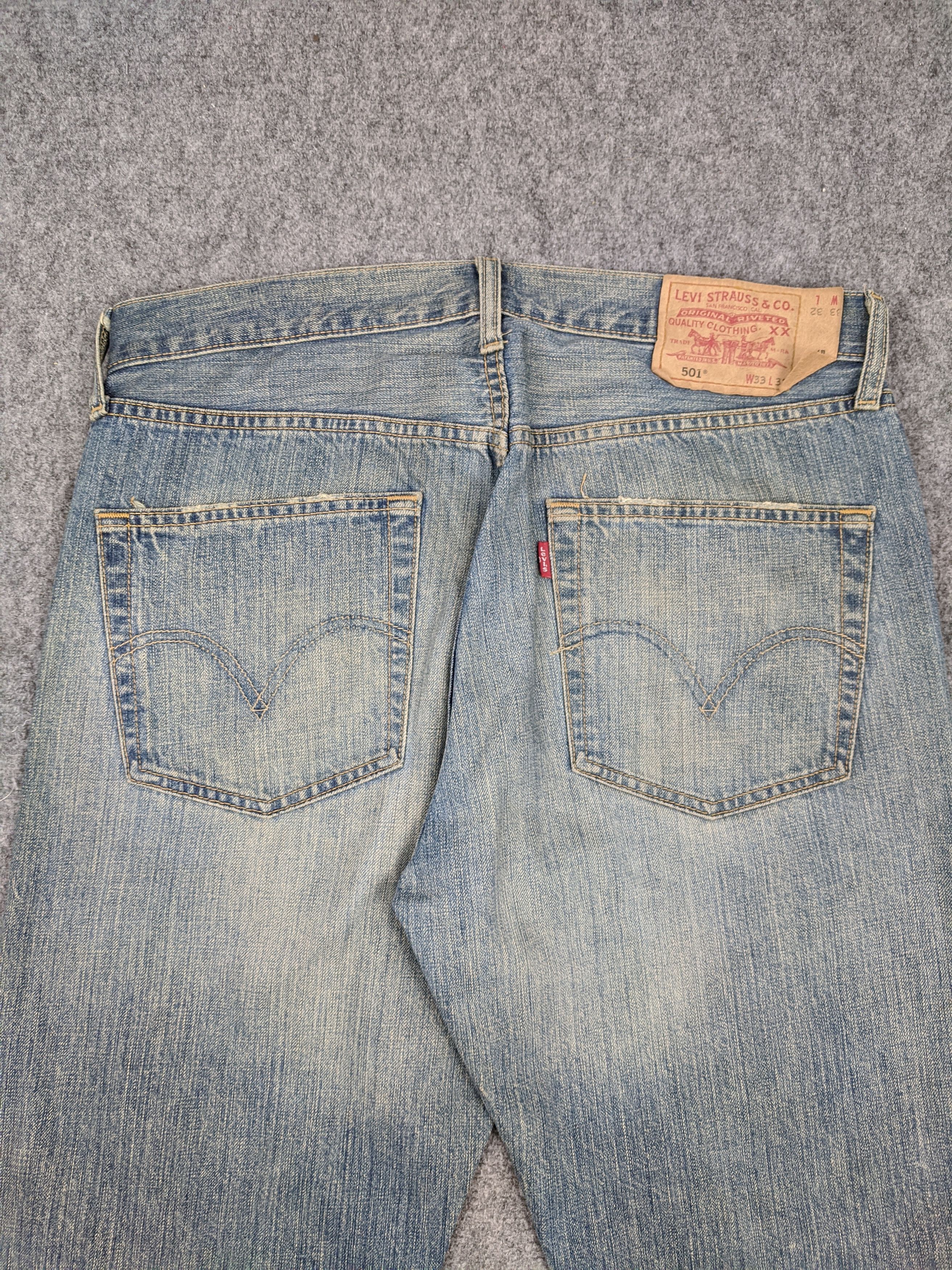 Levi's Vintage Levis 501 Jeans DP0584 Size US 34 / EU 50 - 4 Thumbnail