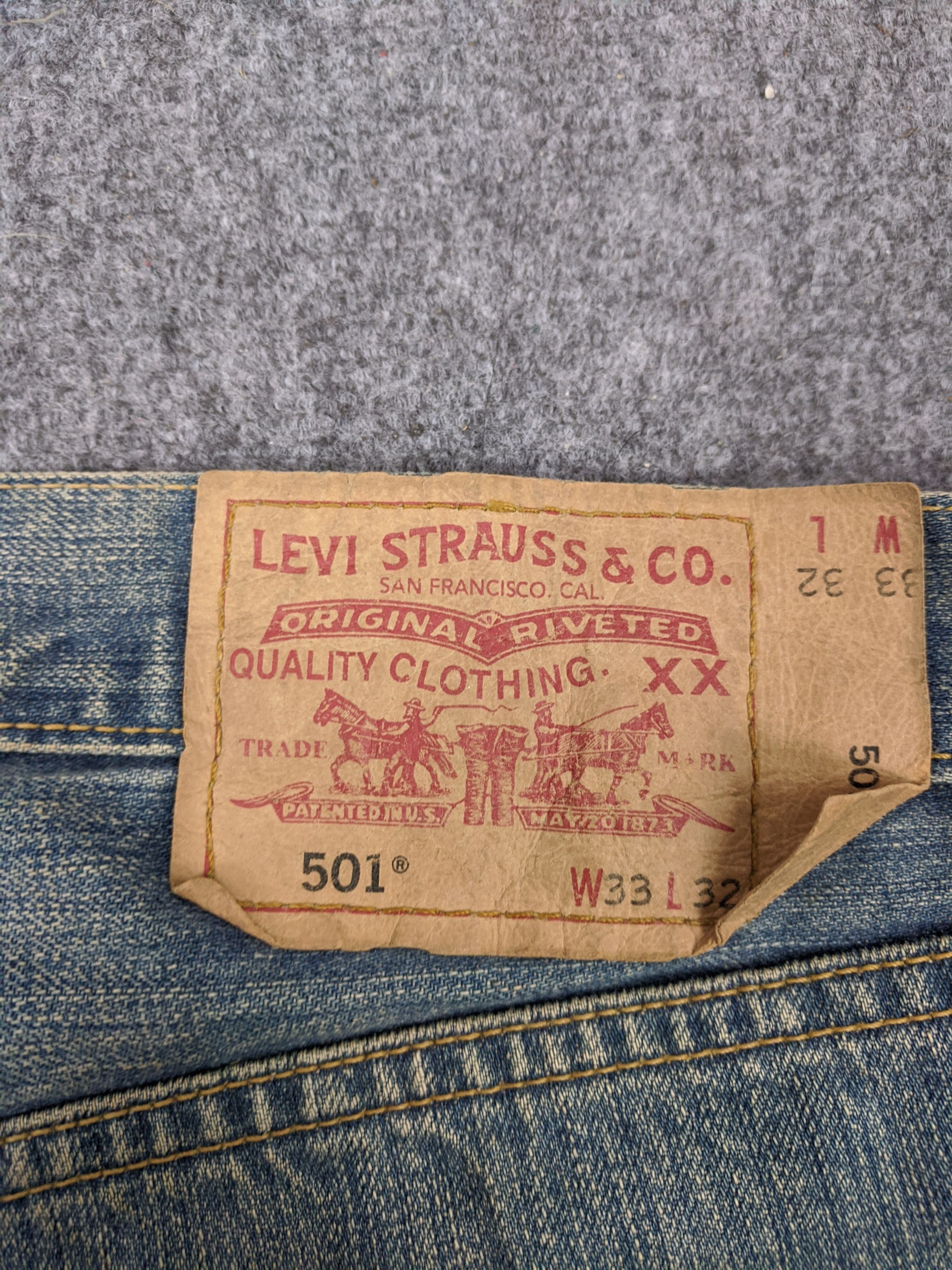 Levi's Vintage Levis 501 Jeans DP0584 Size US 34 / EU 50 - 5 Thumbnail