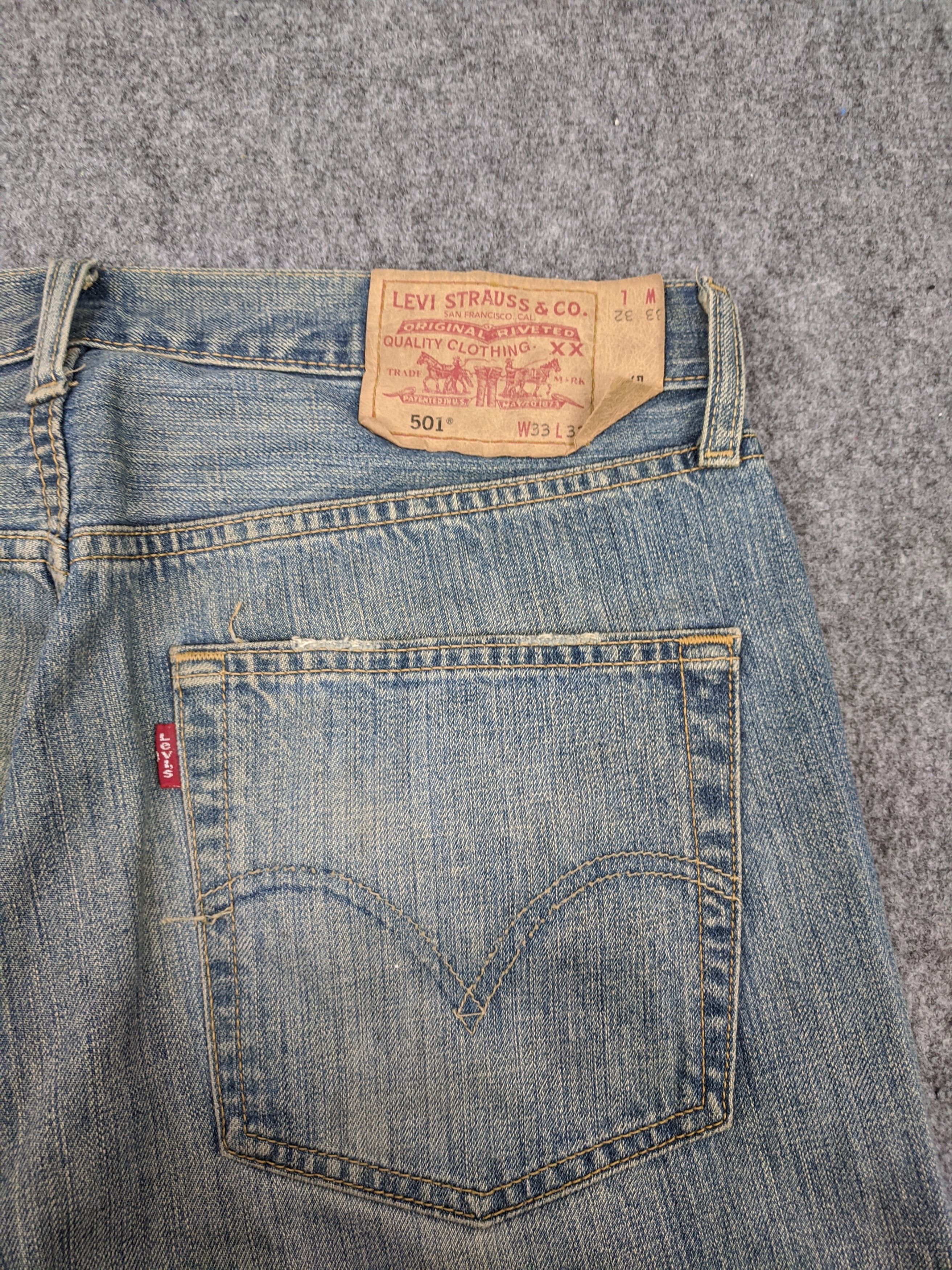 Levi's Vintage Levis 501 Jeans DP0584 Size US 34 / EU 50 - 10 Thumbnail