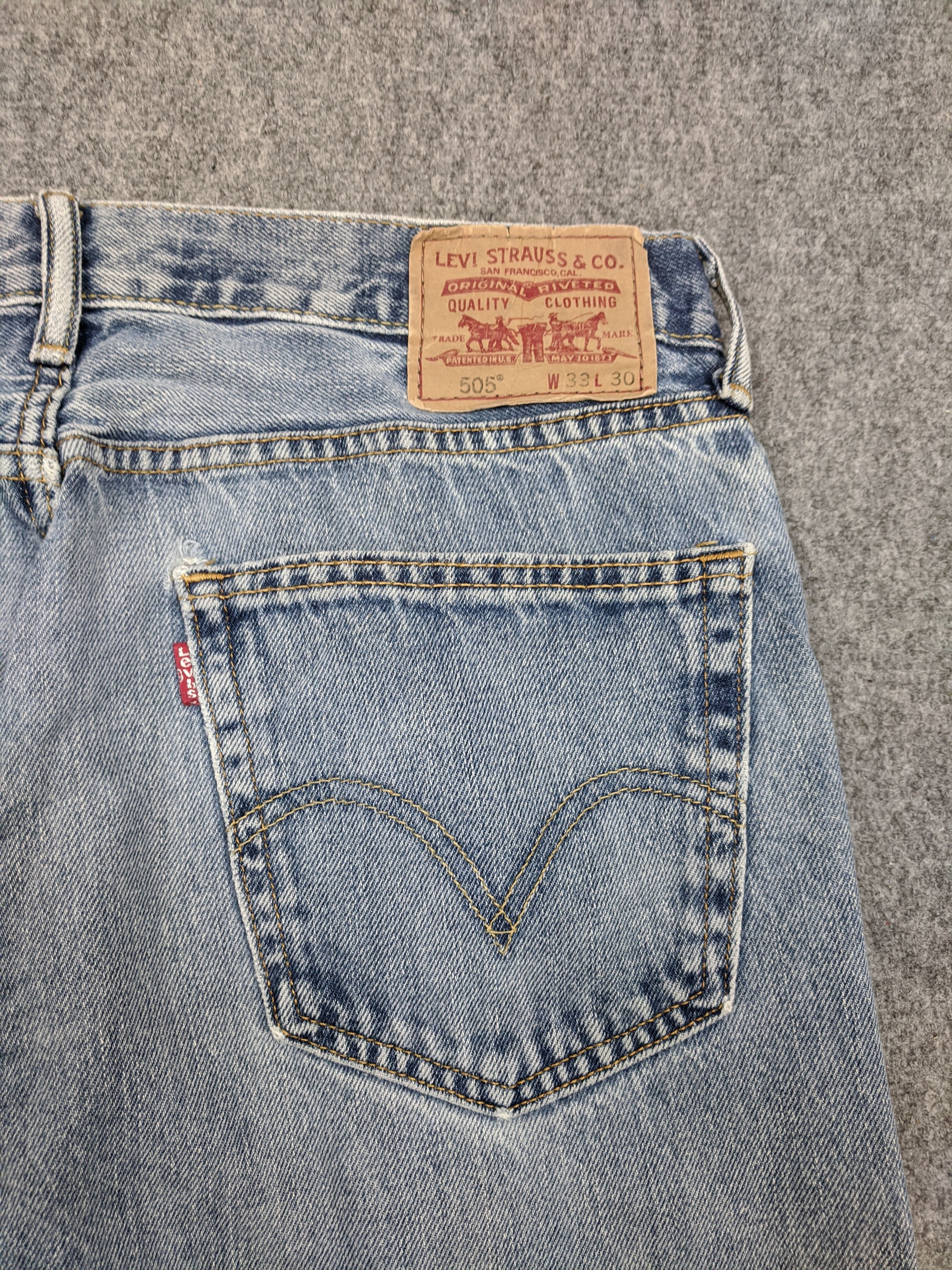 Levi's × Vintage Vintage Levis 505 Jeans DP0601 Size US 34 / EU 50 - 14 Thumbnail