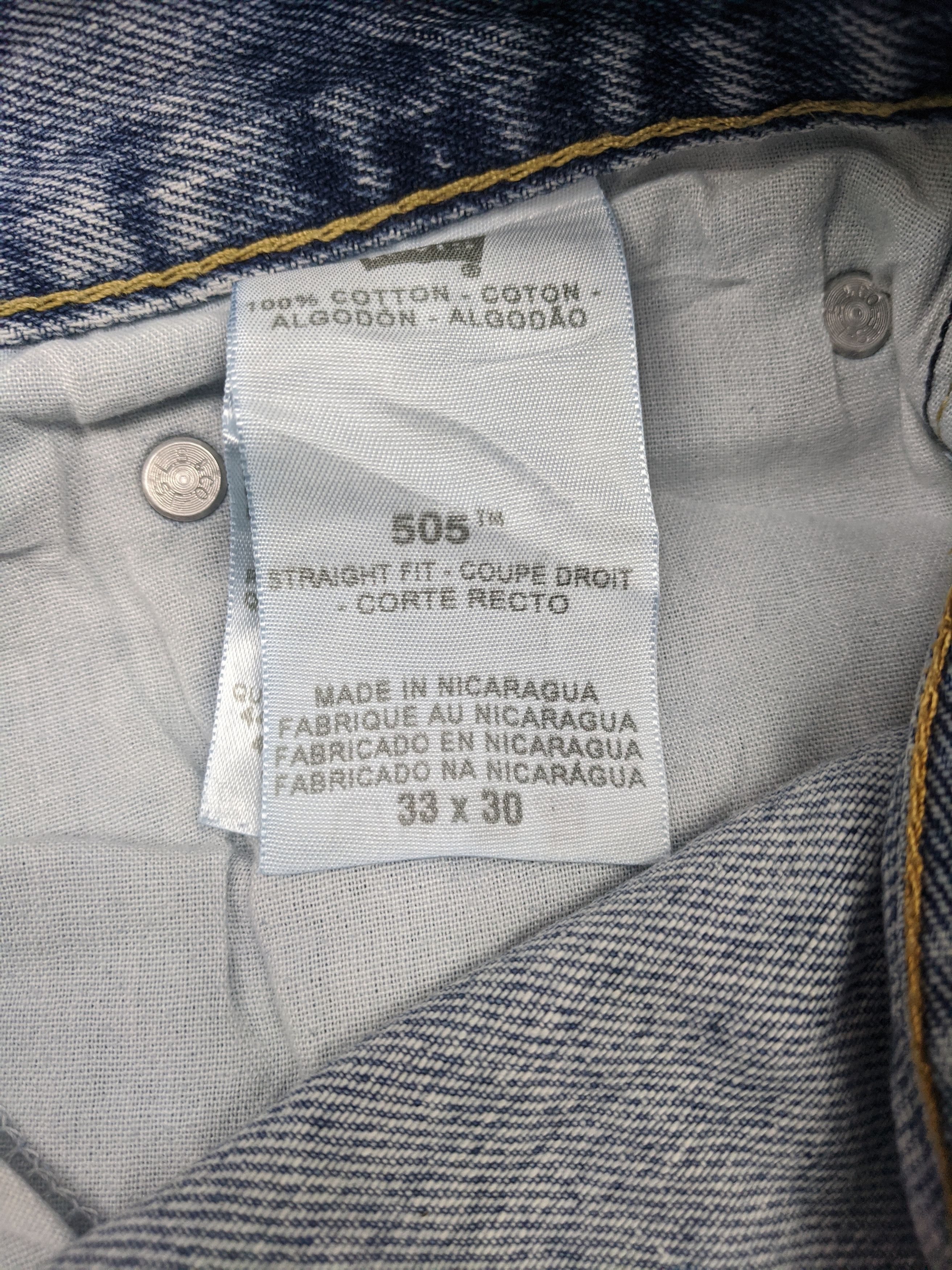Levi's × Vintage Vintage Levis 505 Jeans DP0601 Size US 34 / EU 50 - 3 Thumbnail
