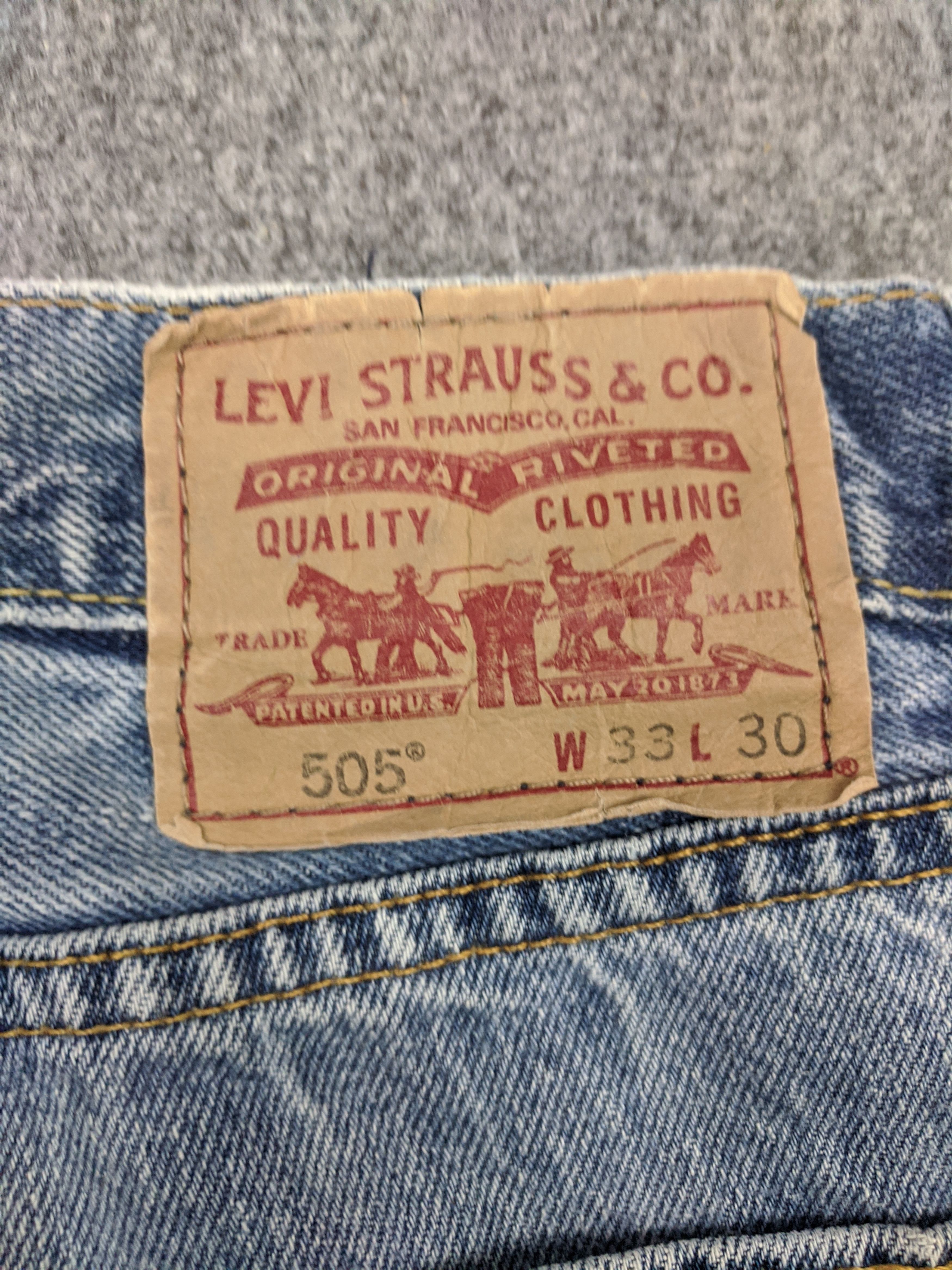 Levi's × Vintage Vintage Levis 505 Jeans DP0601 Size US 34 / EU 50 - 6 Thumbnail