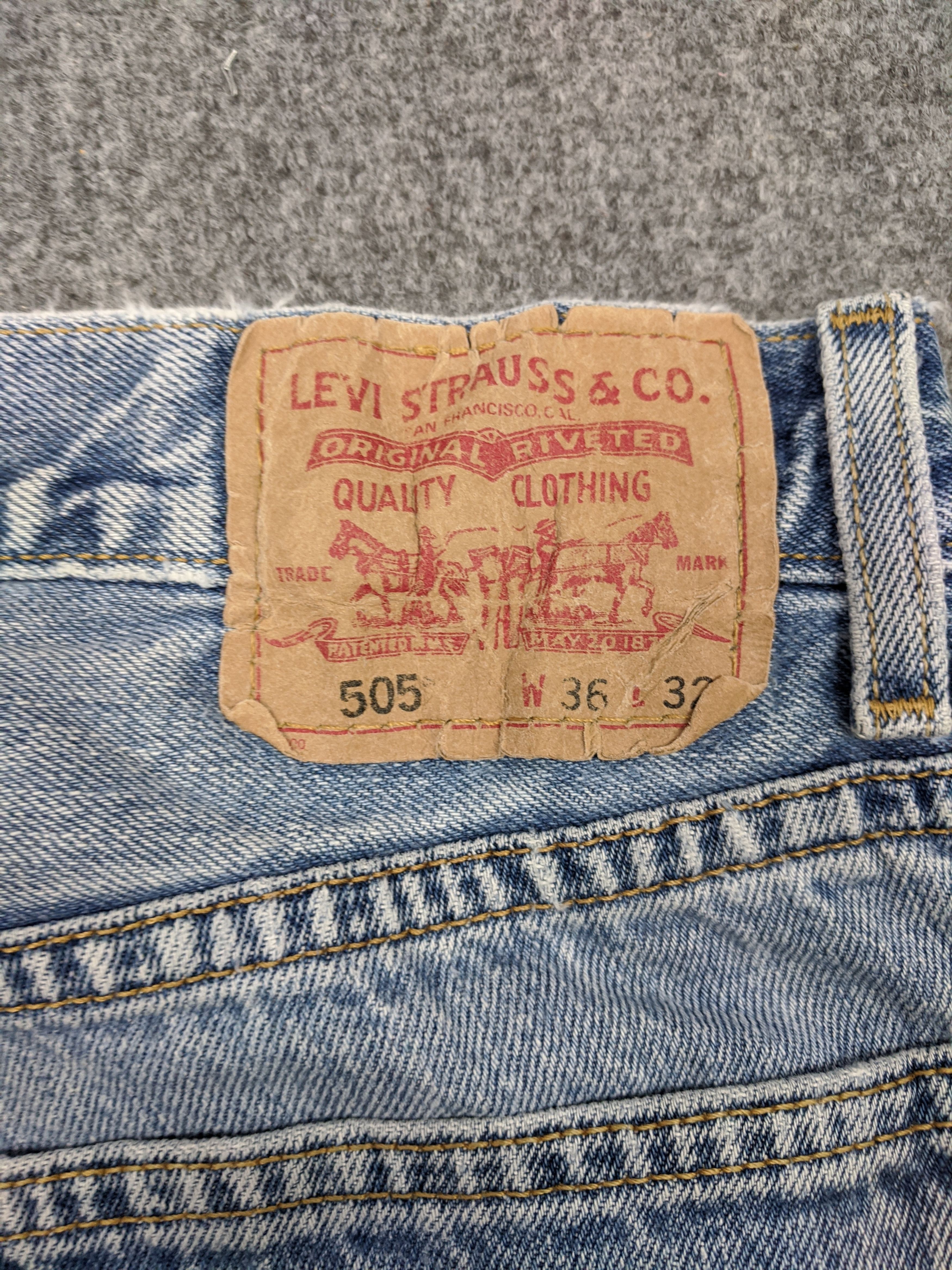 Levi's × Vintage Vintage Levis 505 Jeans DP0609 Size US 34 / EU 50 - 5 Thumbnail