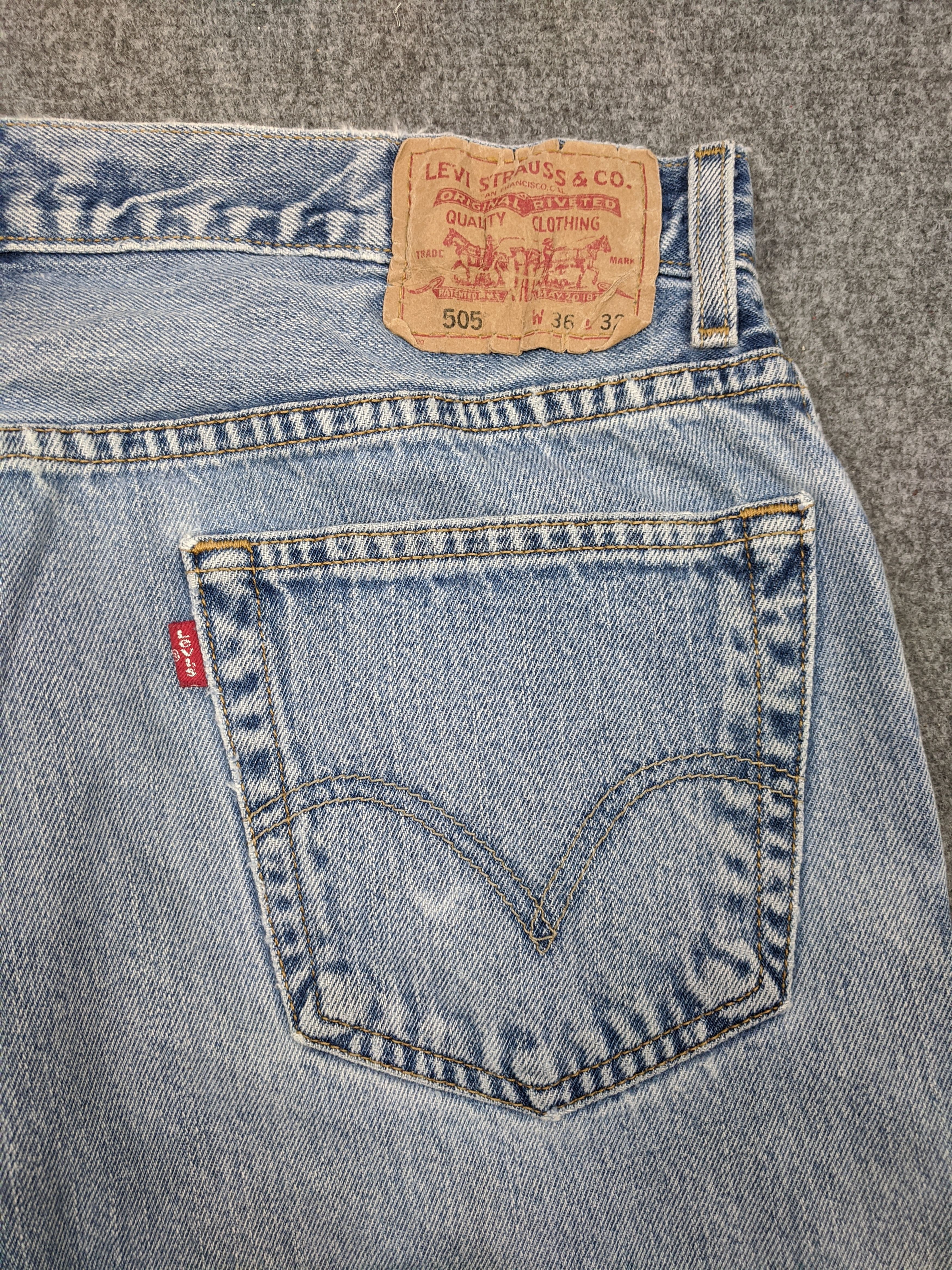 Levi's × Vintage Vintage Levis 505 Jeans DP0609 Size US 34 / EU 50 - 13 Thumbnail