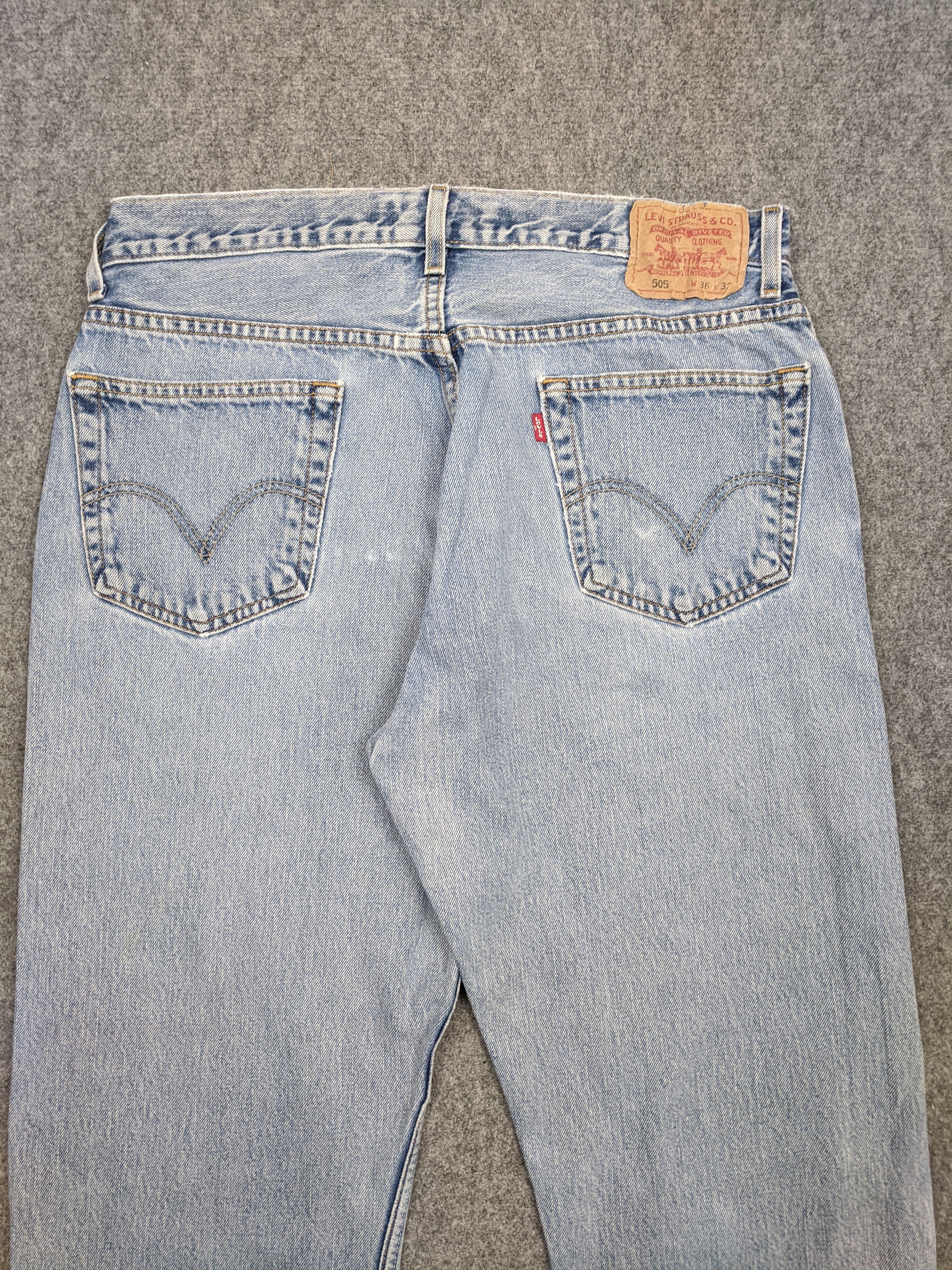 Levi's × Vintage Vintage Levis 505 Jeans DP0609 Size US 34 / EU 50 - 4 Thumbnail