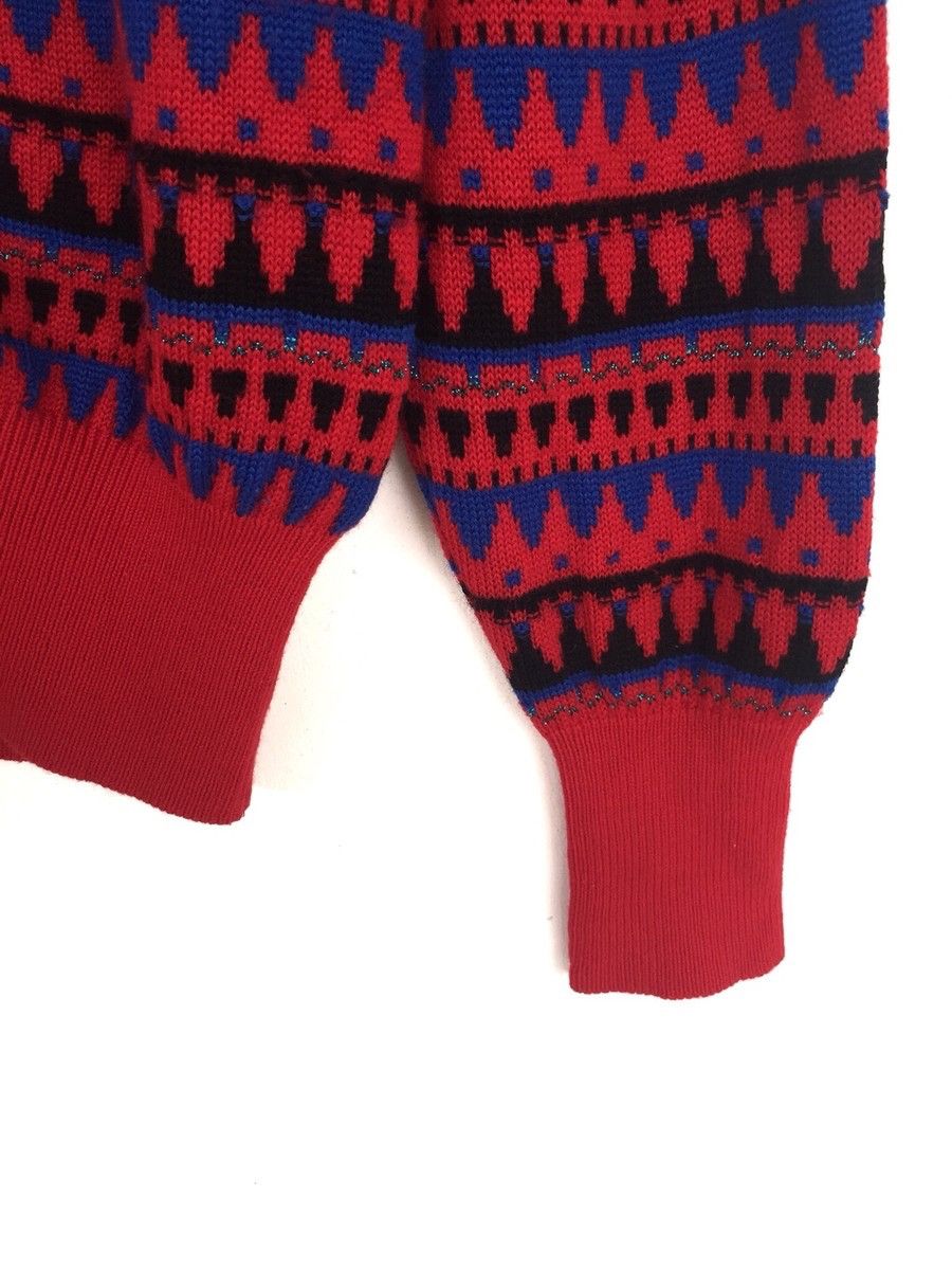 Yves Saint Laurent HEAT🔥YSL Navajo Tribe Fair Isle Knit Cardigan Size ONE SIZE - 3 Thumbnail