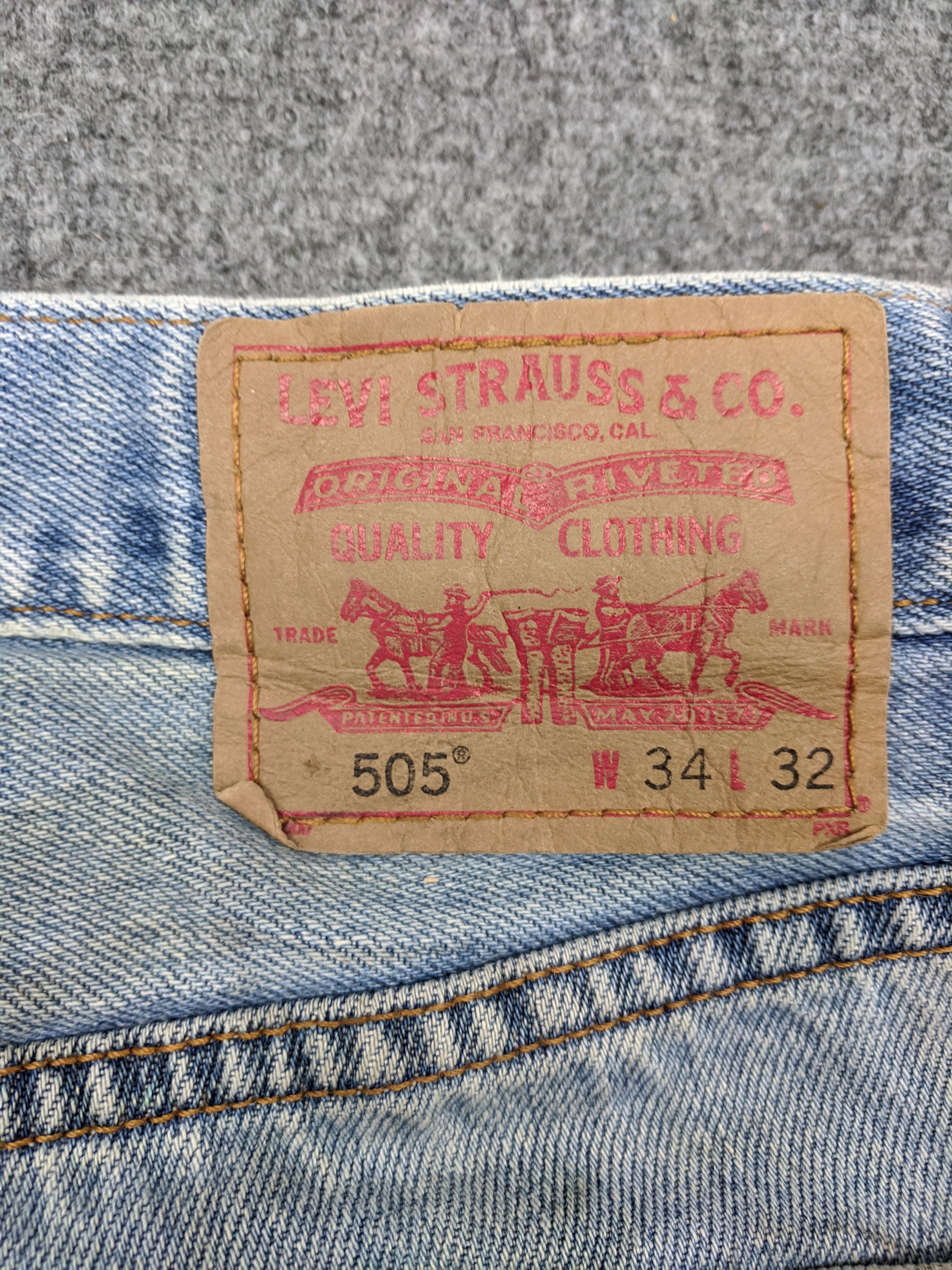 Levi's Vintage Levis 505 Jeans DP0610 Size US 34 / EU 50 - 5 Thumbnail