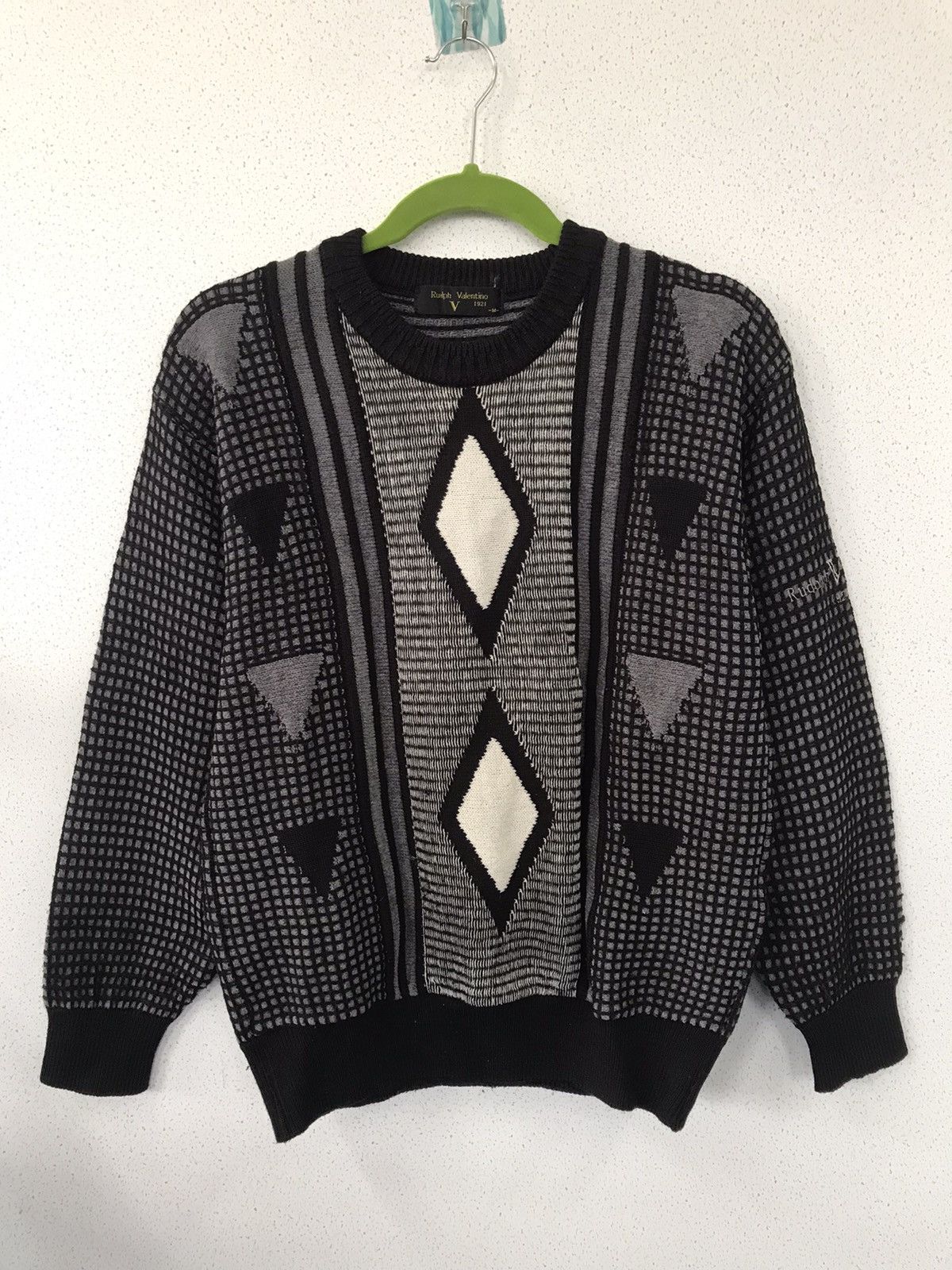 Homespun Knitwear Rudolph Valentino Homespun Knit Sweatshirt Size US M / EU 48-50 / 2 - 2 Thumbnail