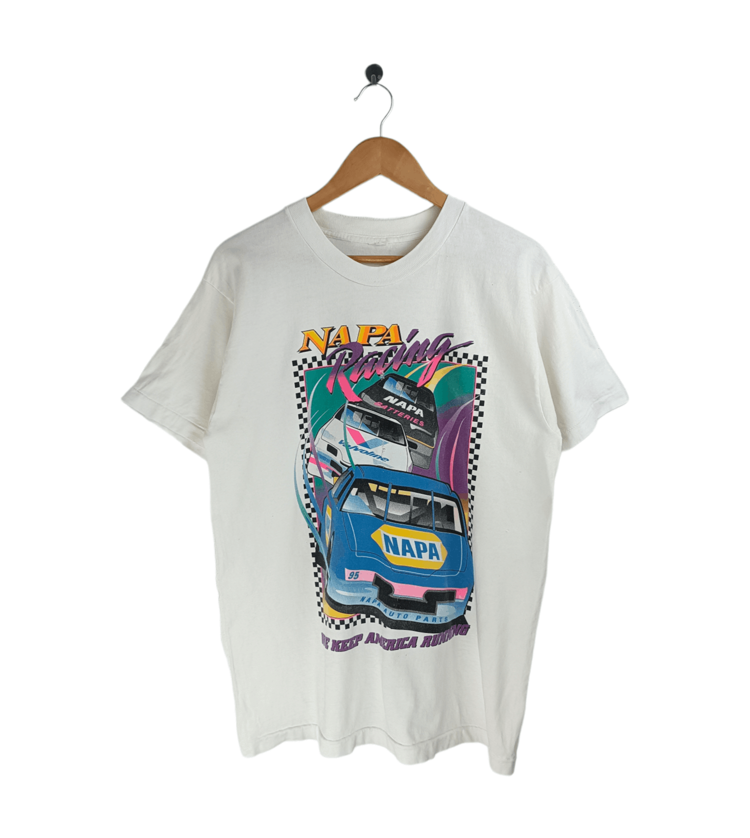 NASCAR VINTAGE '95 NAPA RACING TEE nascar f1 grandprix hot rod Size US M / EU 48-50 / 2 - 1 Thumbnail