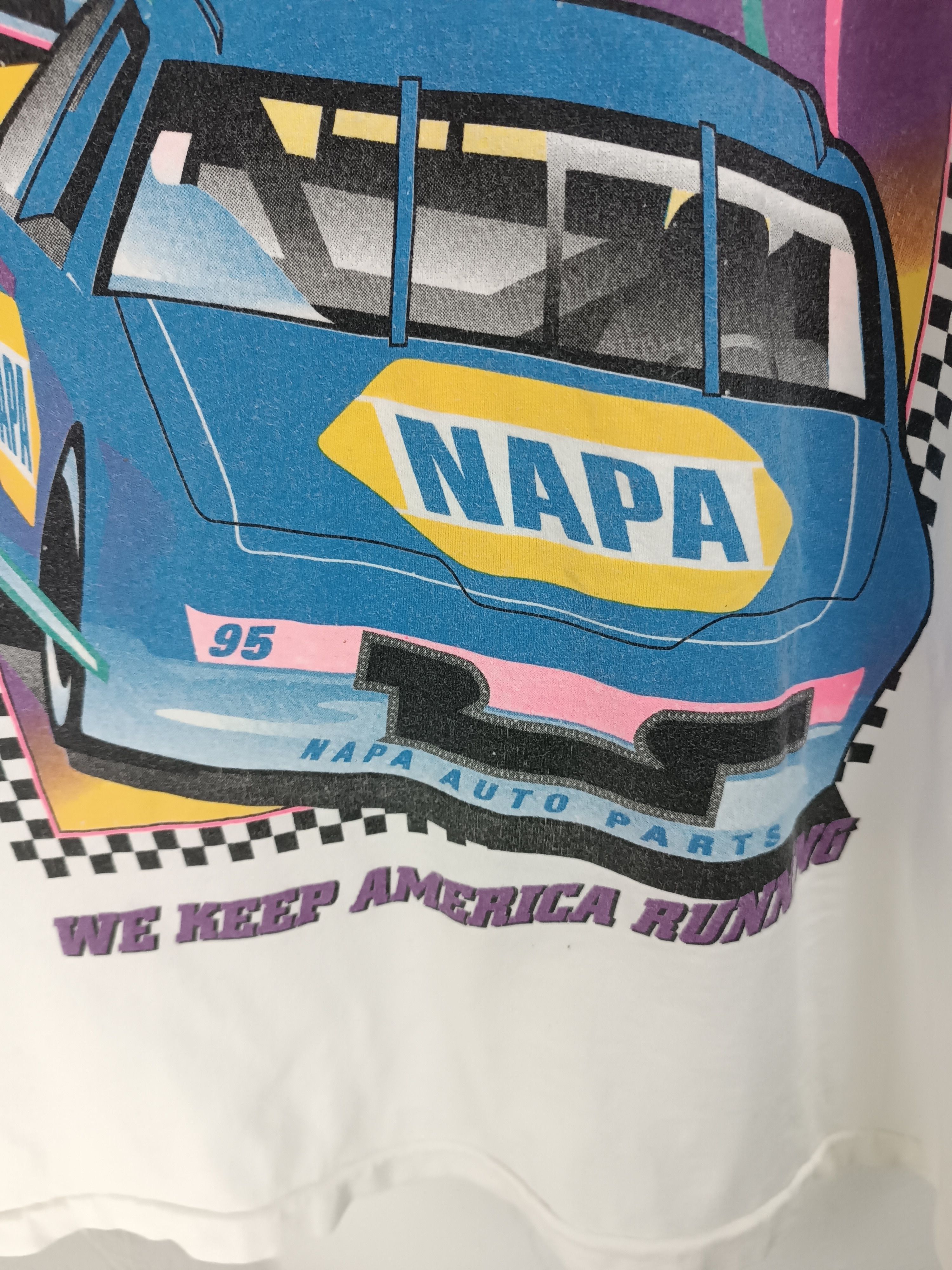NASCAR VINTAGE '95 NAPA RACING TEE nascar f1 grandprix hot rod Size US M / EU 48-50 / 2 - 9 Thumbnail