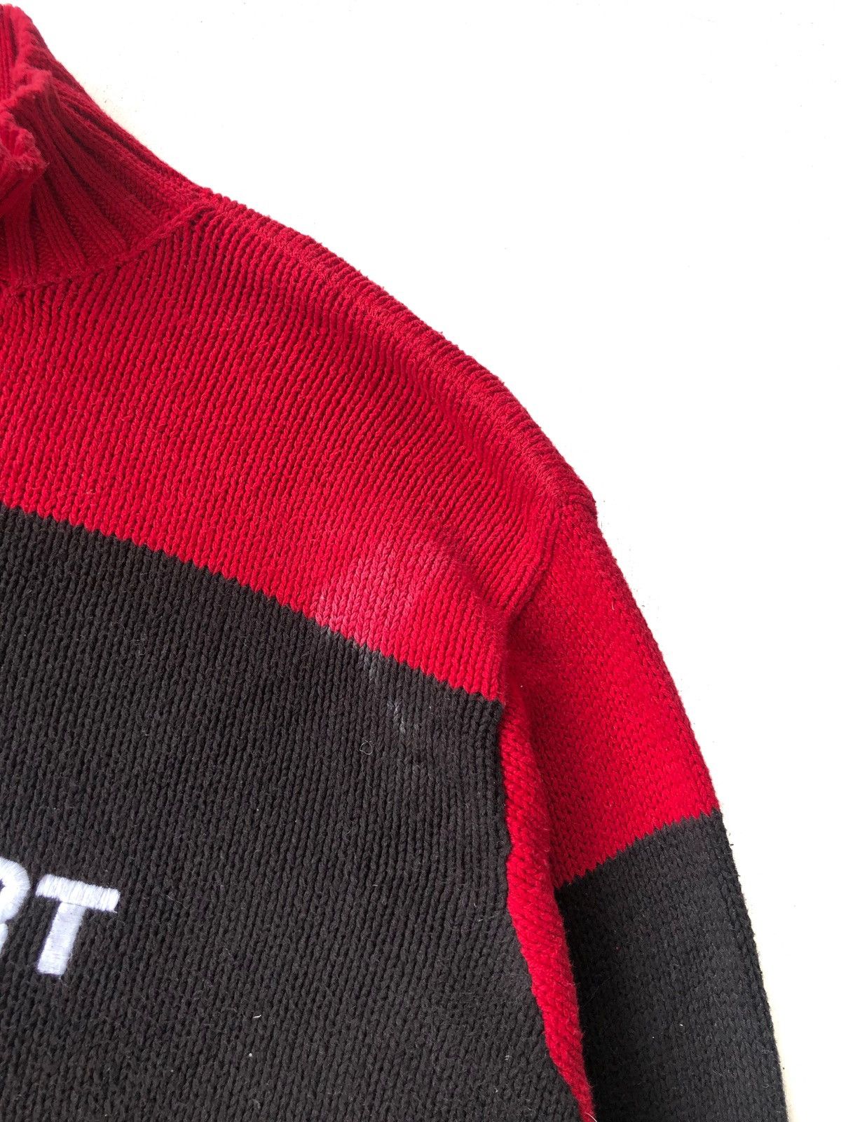 Polo Ralph Lauren 90s Polo Sport RL Spell Out 2 Tones Half Zip Knit Size US L / EU 52-54 / 3 - 7 Thumbnail