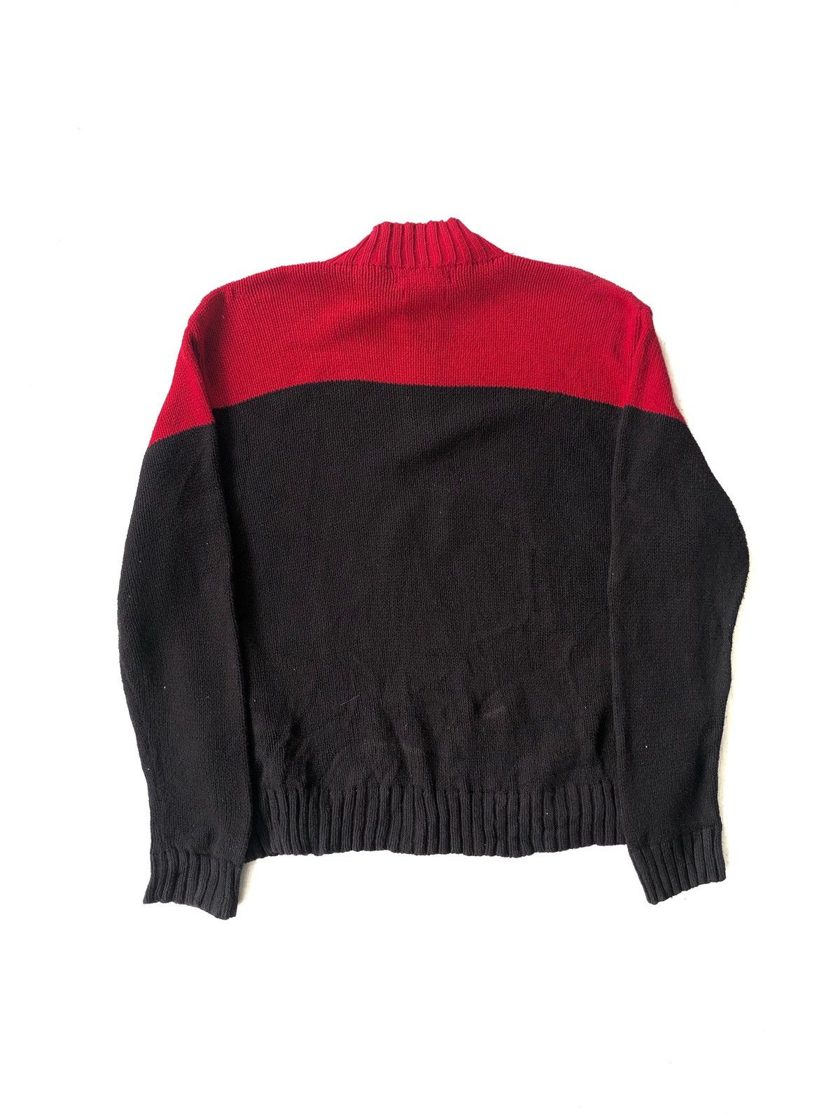 Polo Ralph Lauren 90s Polo Sport RL Spell Out 2 Tones Half Zip Knit Size US L / EU 52-54 / 3 - 4 Thumbnail
