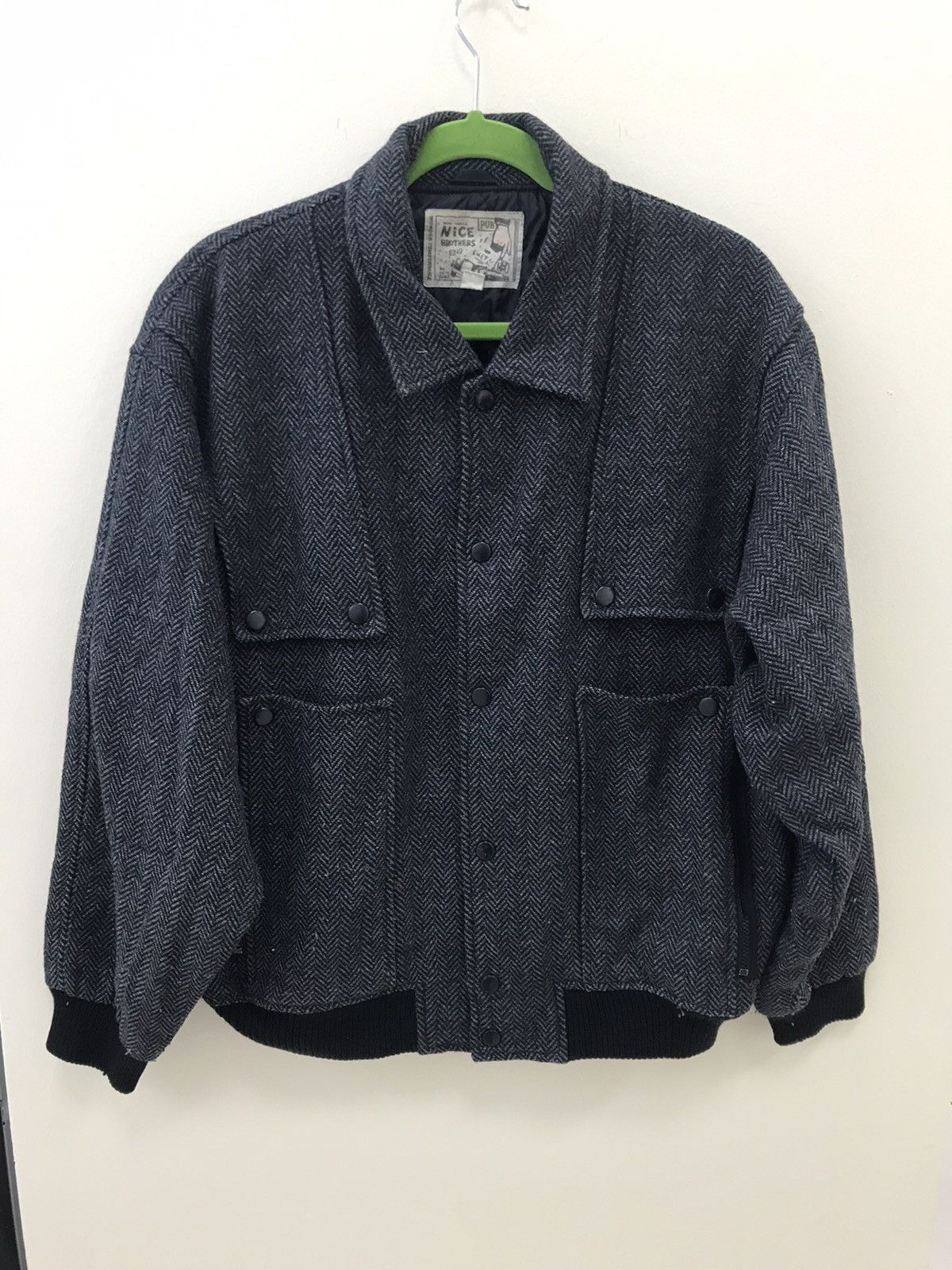 Vintage Vintage Nice Brothers Button up Jacket Size US L / EU 52-54 / 3 - 3 Thumbnail