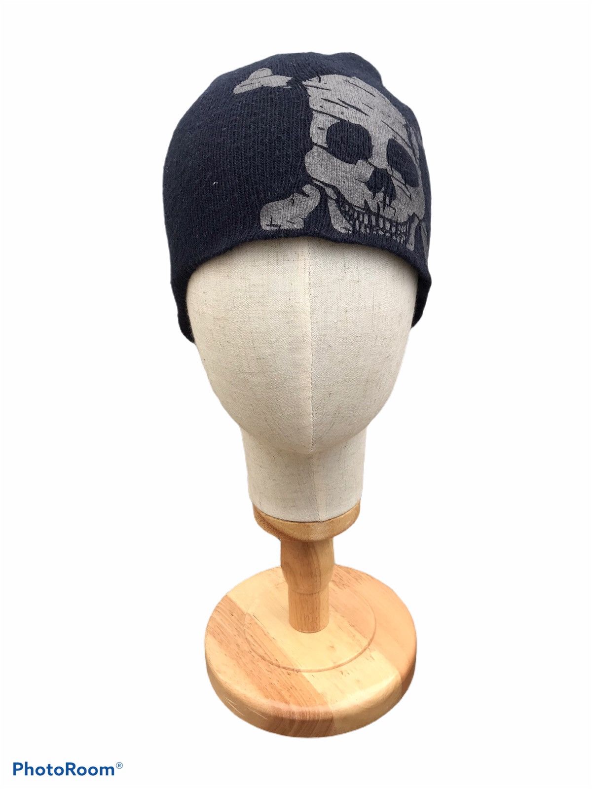 Japanese Brand vintage biglogo skulls crossbone beanie street fashion Size ONE SIZE - 1 Thumbnail