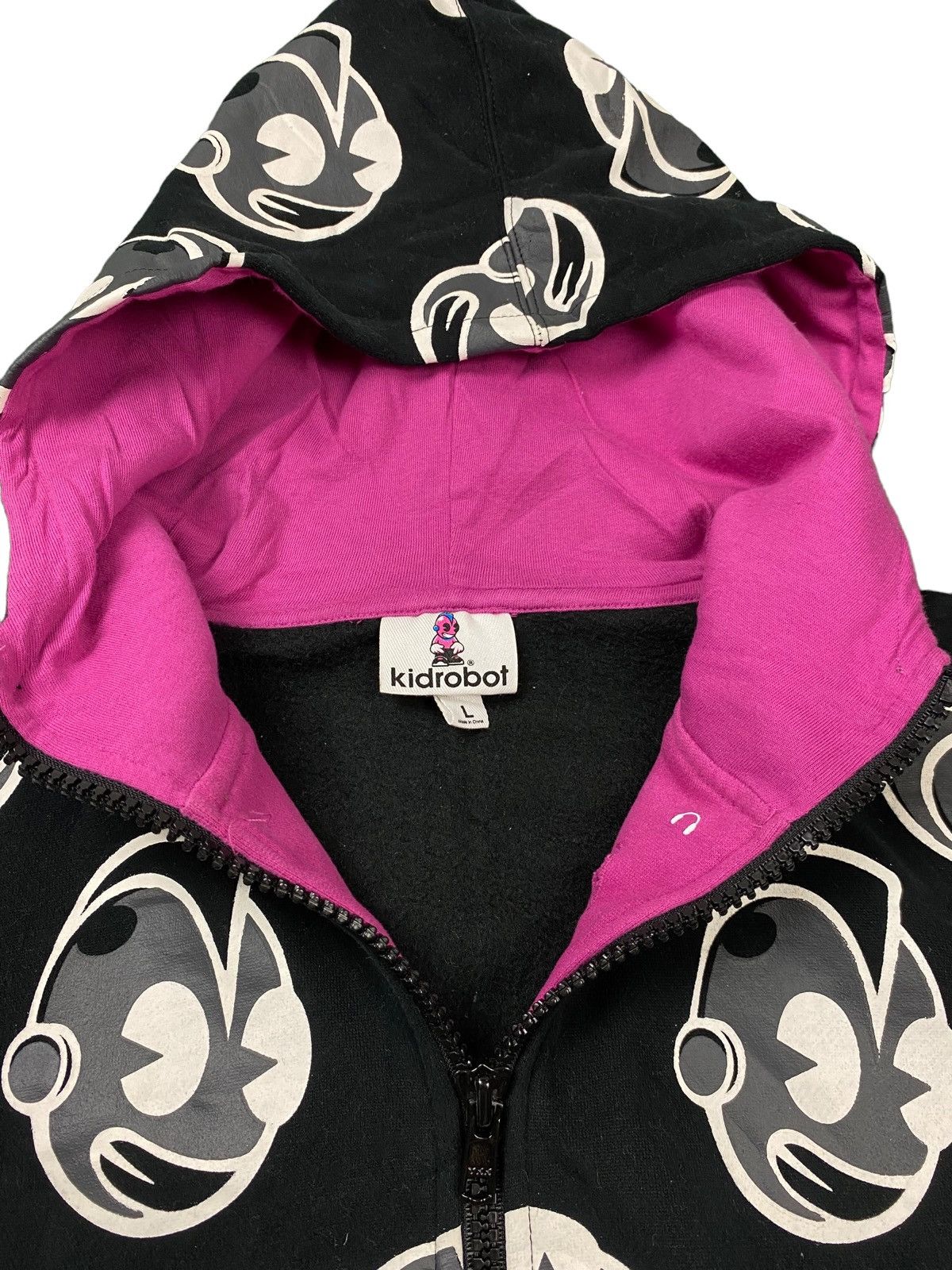 Kid Robot Vintage Kid Robot Limited Edition Robot Head Hoodie Zip Up Size L / US 10 / IT 46 - 5 Thumbnail