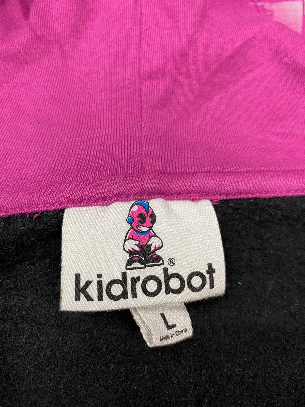 Kid Robot Vintage Kid Robot Limited Edition Robot Head Hoodie Zip Up Size L / US 10 / IT 46 - 8 Thumbnail