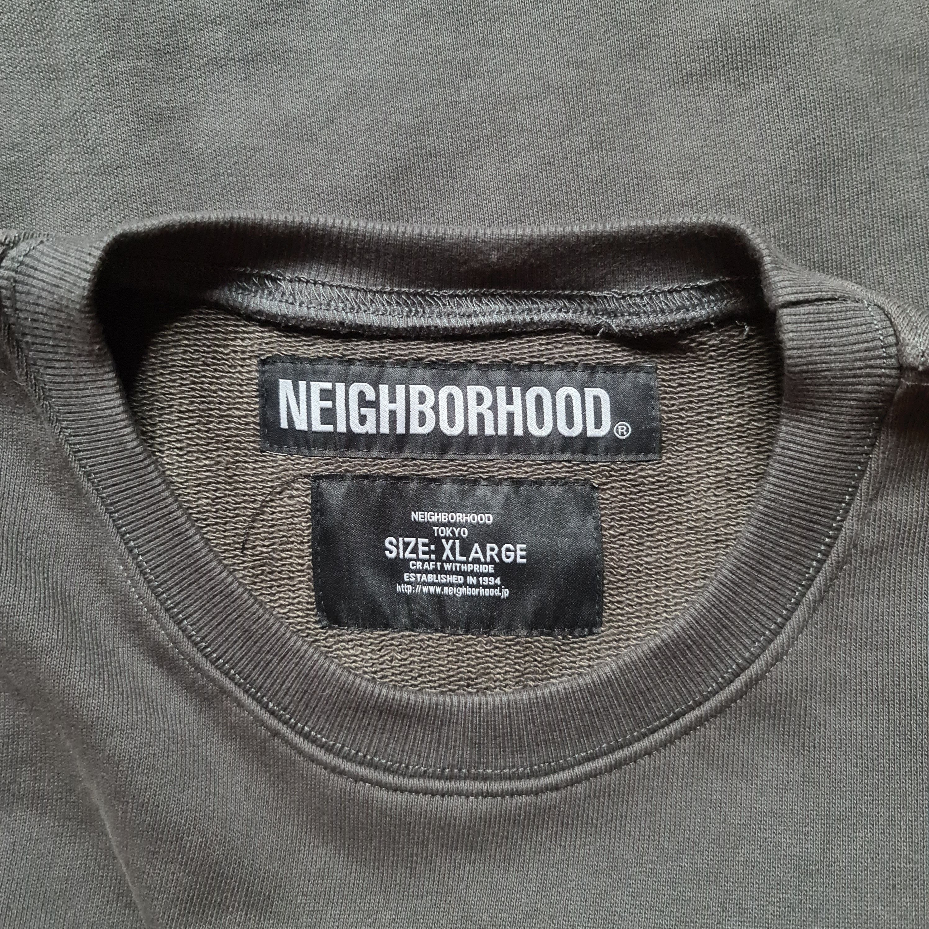 Neighborhood Neighborhood - Classic Slab Crewneck Sweatshirt Size US XL / EU 56 / 4 - 6 Thumbnail