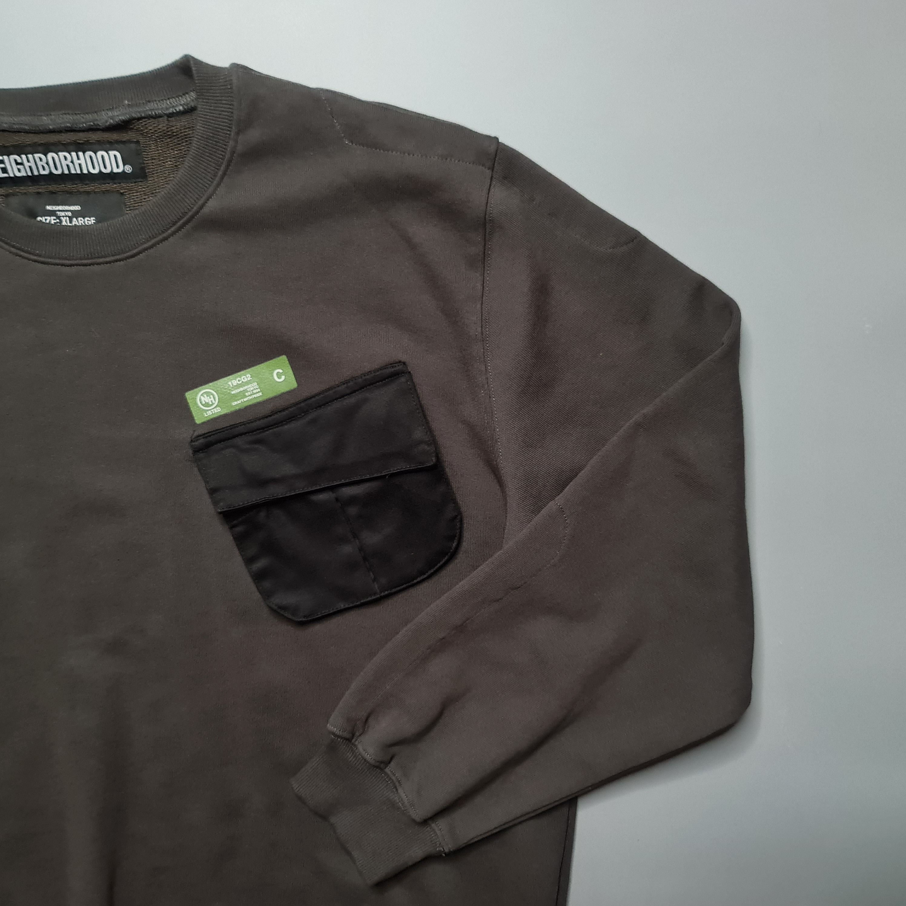 Neighborhood Neighborhood - Classic Slab Crewneck Sweatshirt Size US XL / EU 56 / 4 - 4 Thumbnail