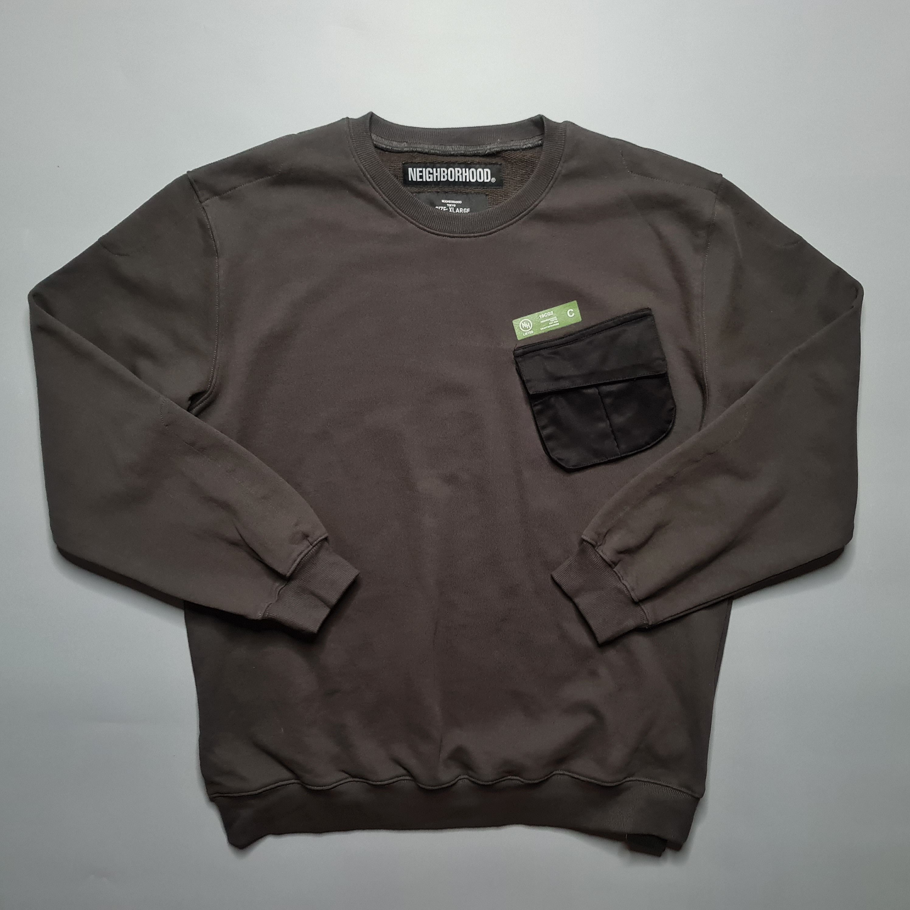 Neighborhood Neighborhood - Classic Slab Crewneck Sweatshirt Size US XL / EU 56 / 4 - 3 Thumbnail