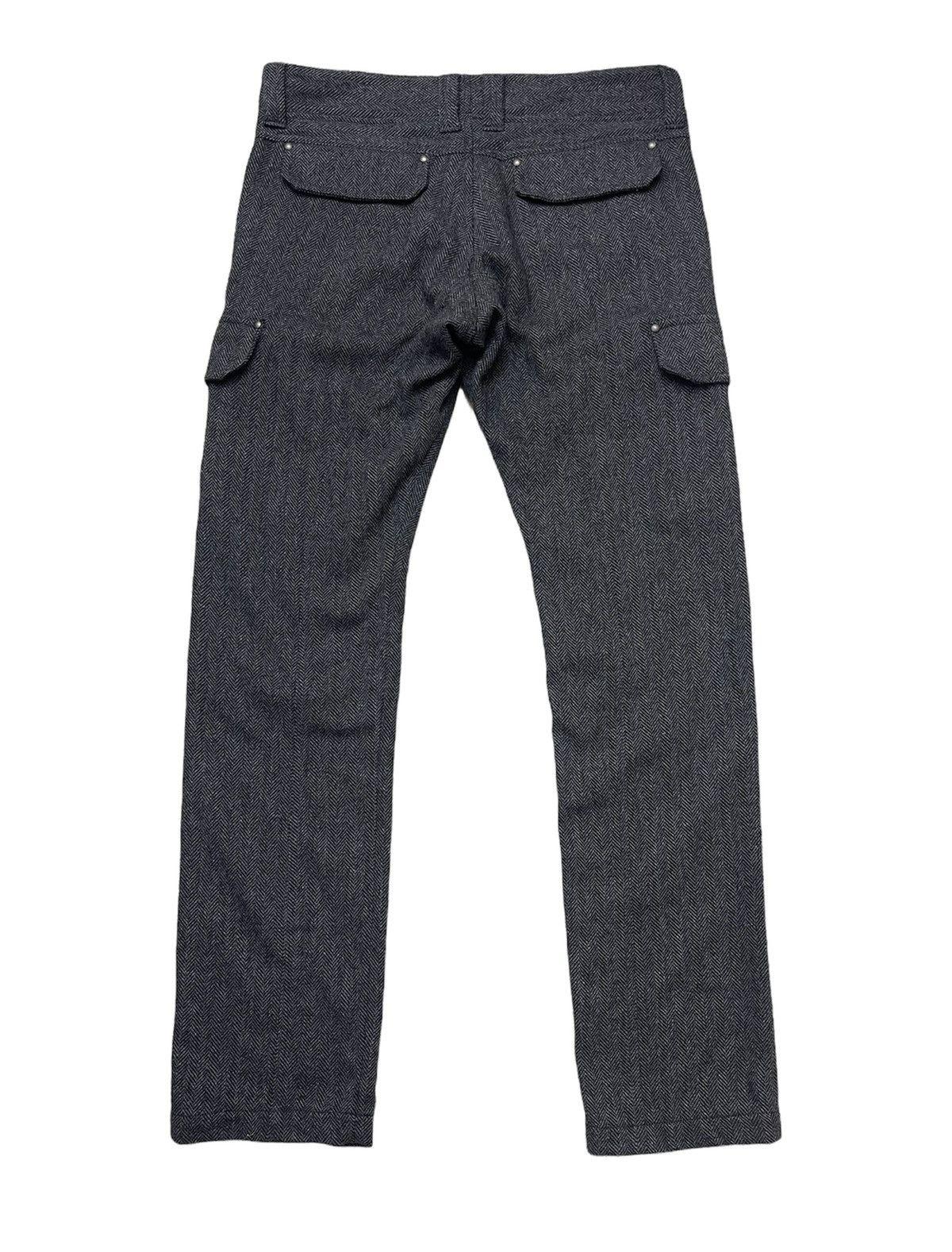 5351 POUR LES HOMMES Herringbone Tweed Cargo Pants Size US 36 / EU 52 - 2 Thumbnail