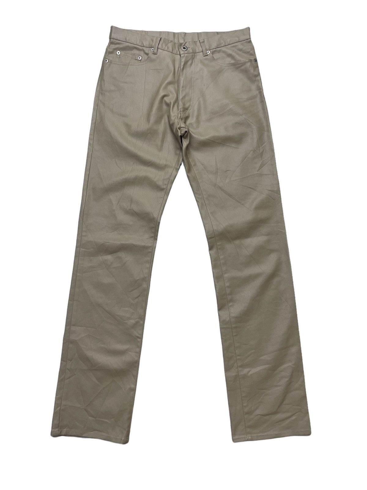Japanese Brand Waxed Casual Pants Size US 30 / EU 46 - 1 Thumbnail