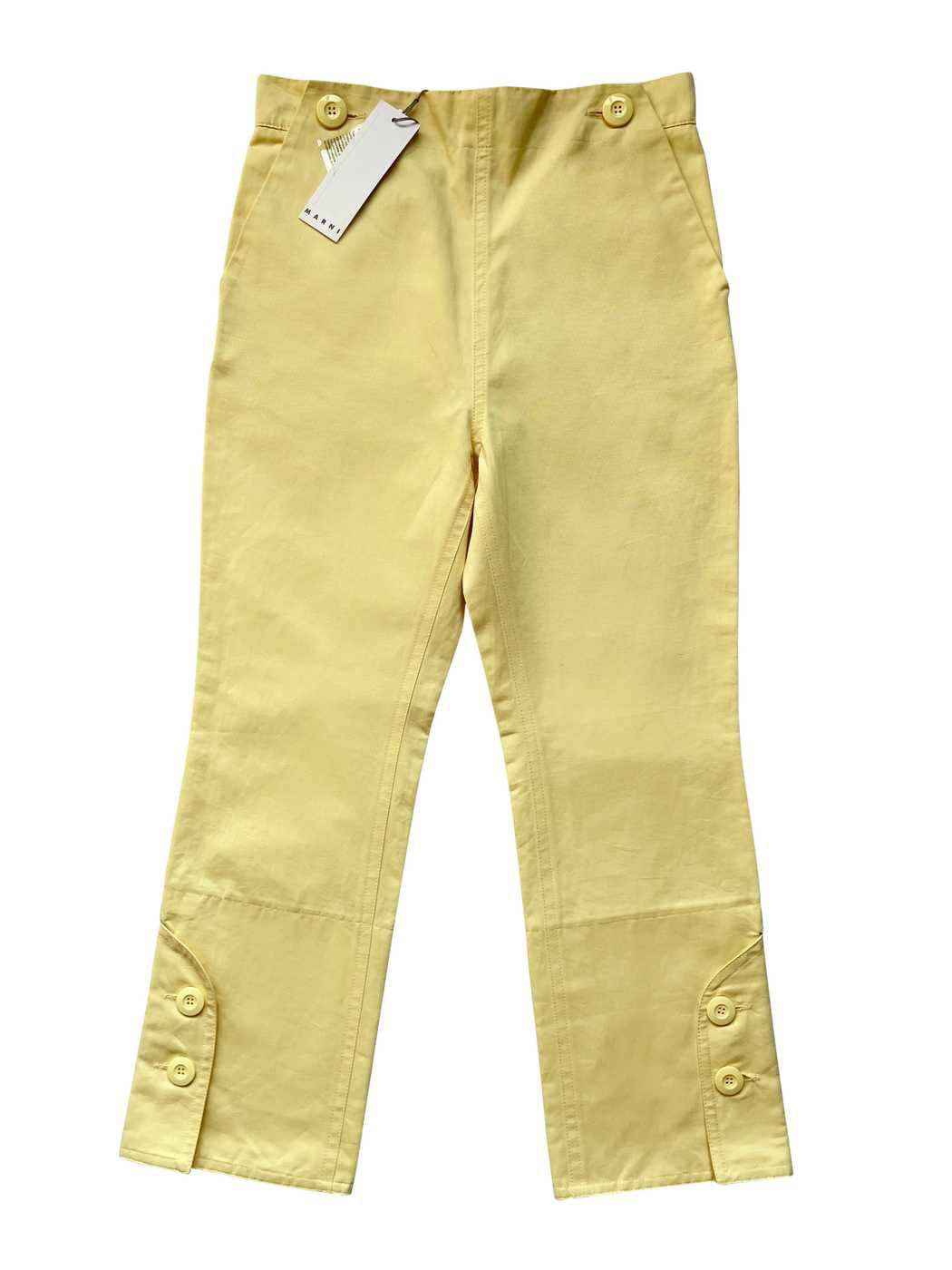 Marni ⚡️QUICK SALE⚡️Marni Yellow Pants Trousers with Buttons Size 30" / US 8 / IT 44 - 1 Thumbnail