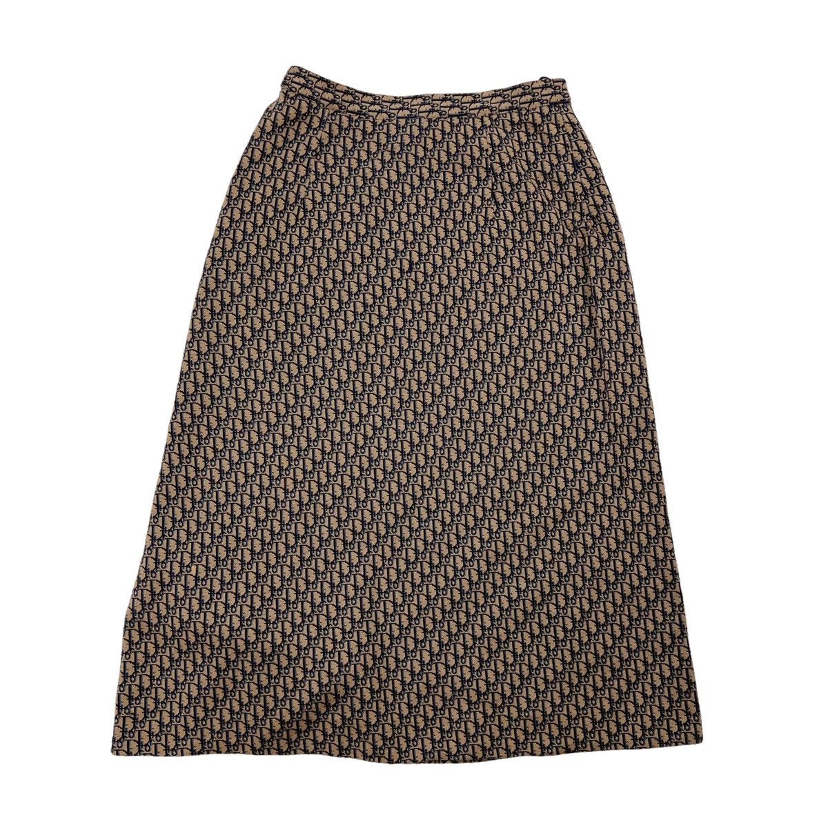 Dior Christian Dior Knitwear 1970’s Midi A-Line Skirt Size 28" / US 6 / IT 42 - 2 Thumbnail