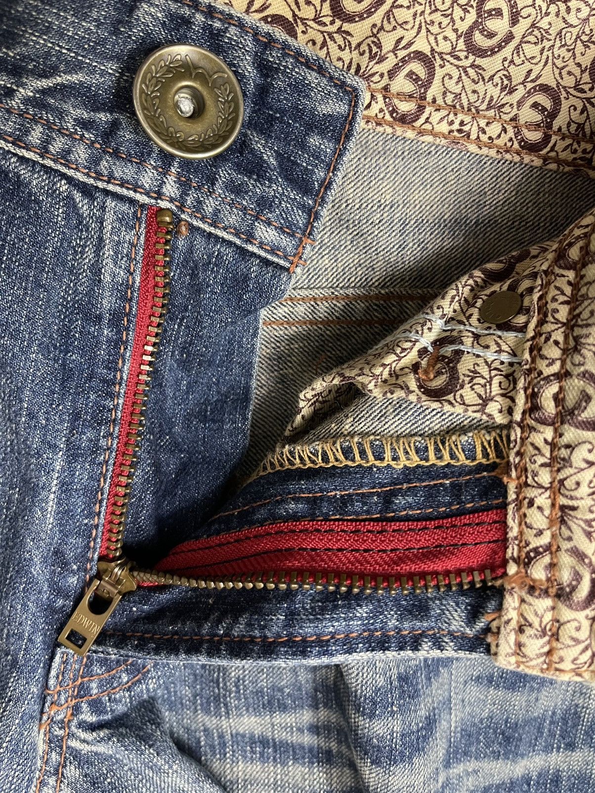 Japanese Brand Edwin 503 Flare Denim Size US 30 / EU 46 - 12 Thumbnail