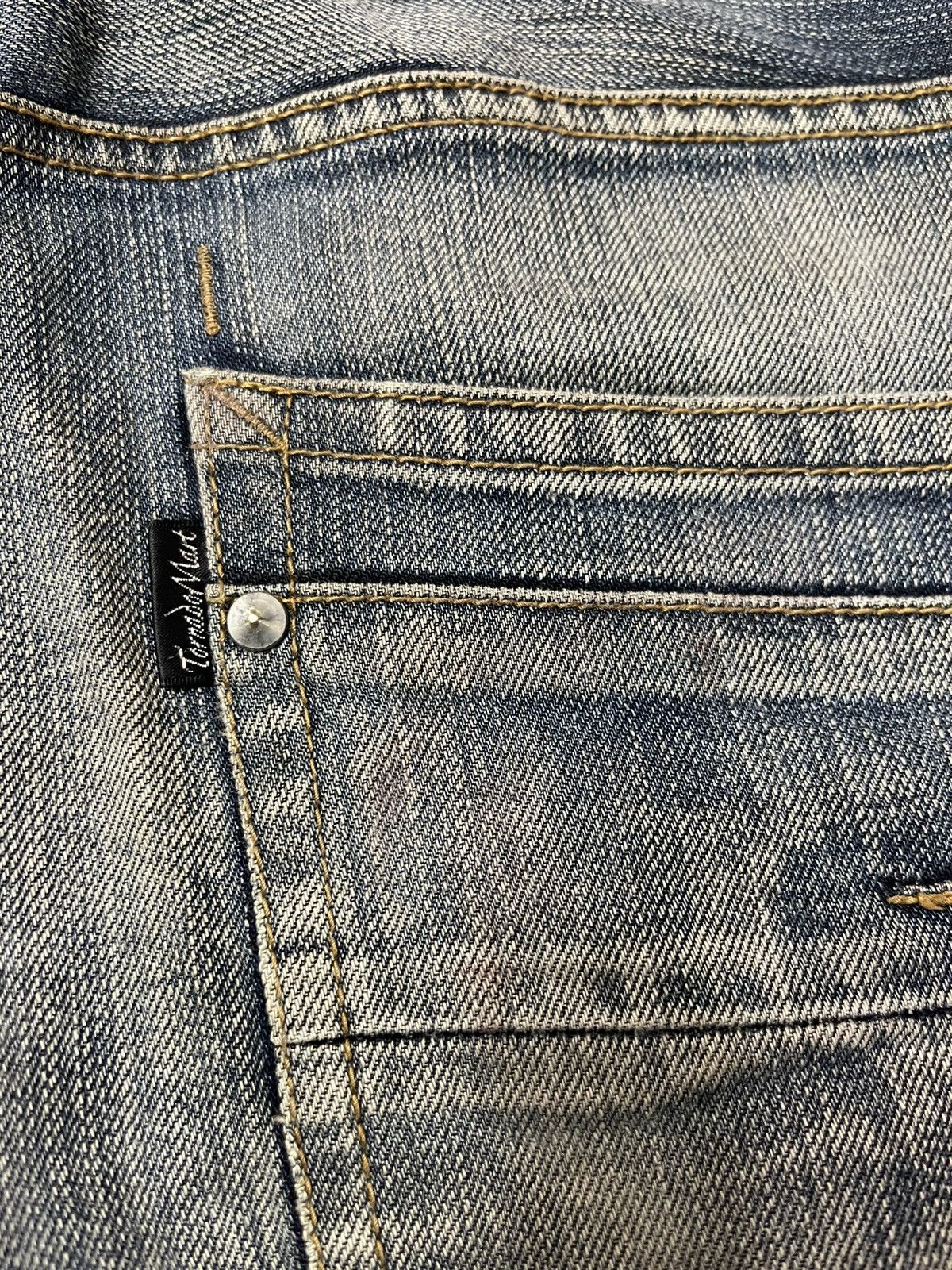 Tornado Mart Tornado Mart Japan Flared Twisted Denim LGB Style Size US 31 - 15 Thumbnail