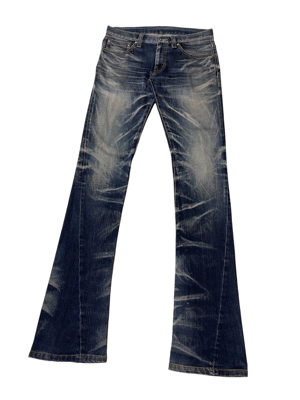パンツ \"Tornado Mart\"Skull Flare Denim Tornado Mart Flared Lace-Up Denim – Paroxa Studios