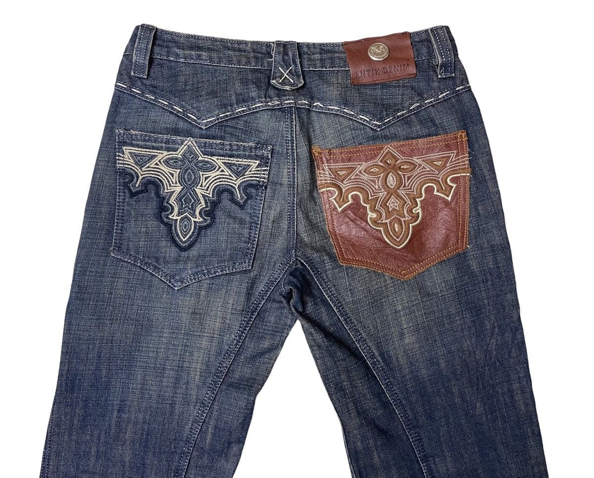 Antik Denim Antik Denim Thrashed Twisted Flare Denim Size US 29 - 6 Thumbnail