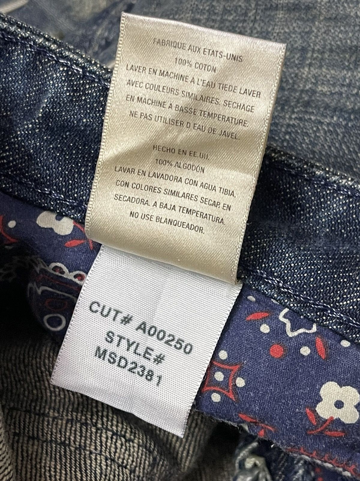 Antik Denim Antik Denim Thrashed Twisted Flare Denim Size US 29 - 15 Thumbnail