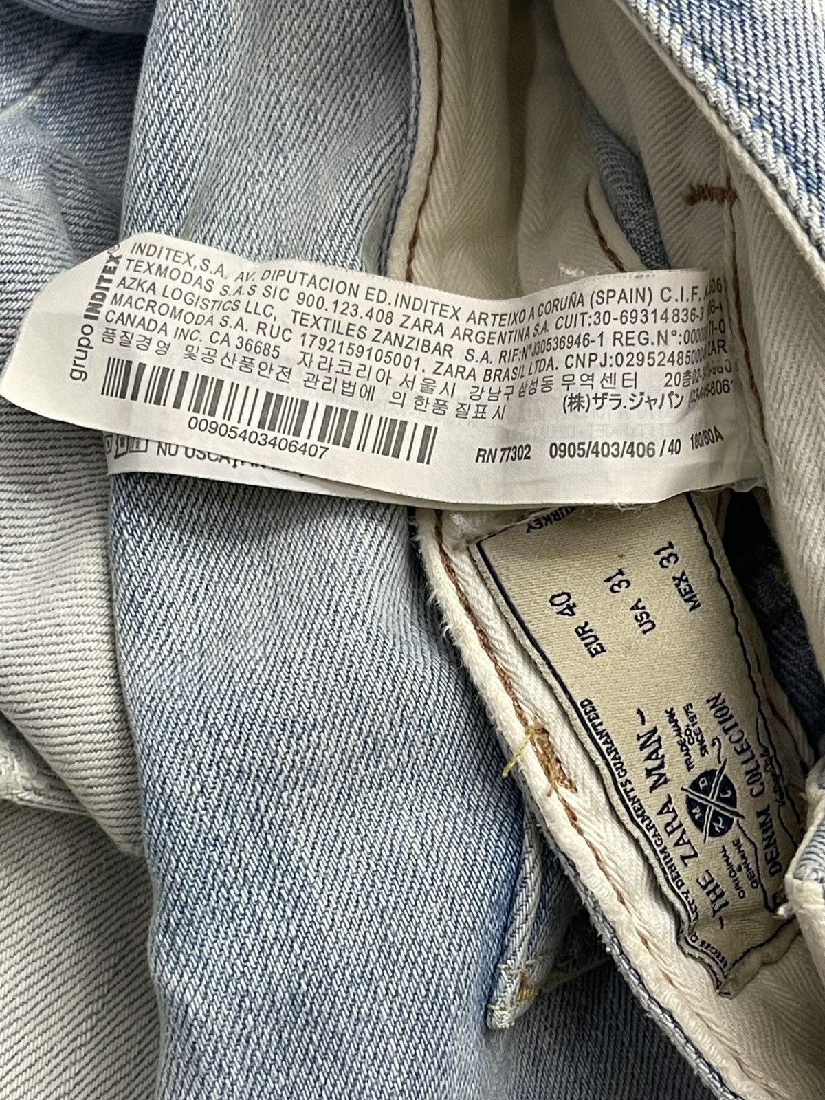 Zara Distressed DeNim Size US 34 / EU 50 - 15 Thumbnail