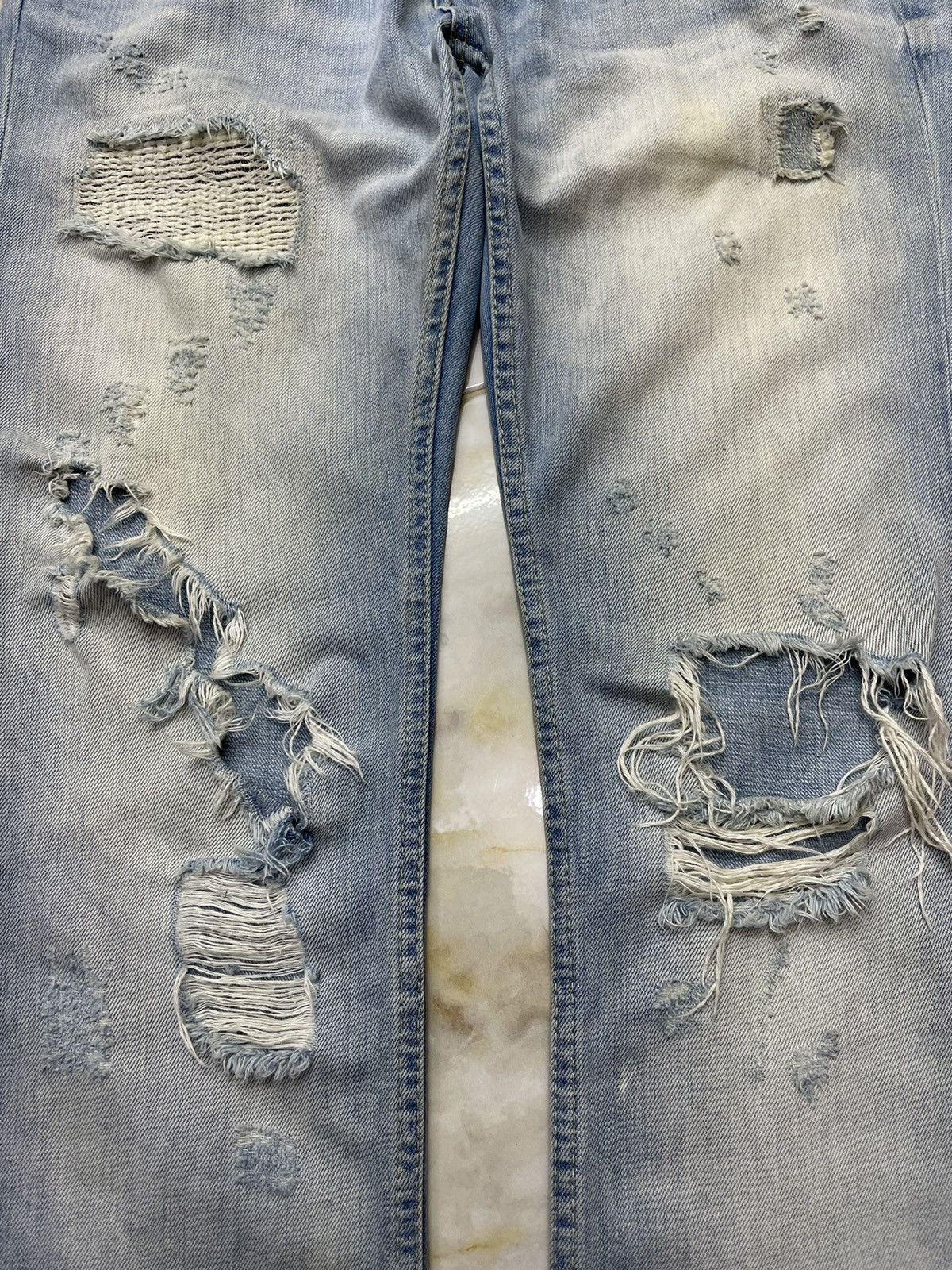 Zara Distressed DeNim Size US 34 / EU 50 - 8 Thumbnail